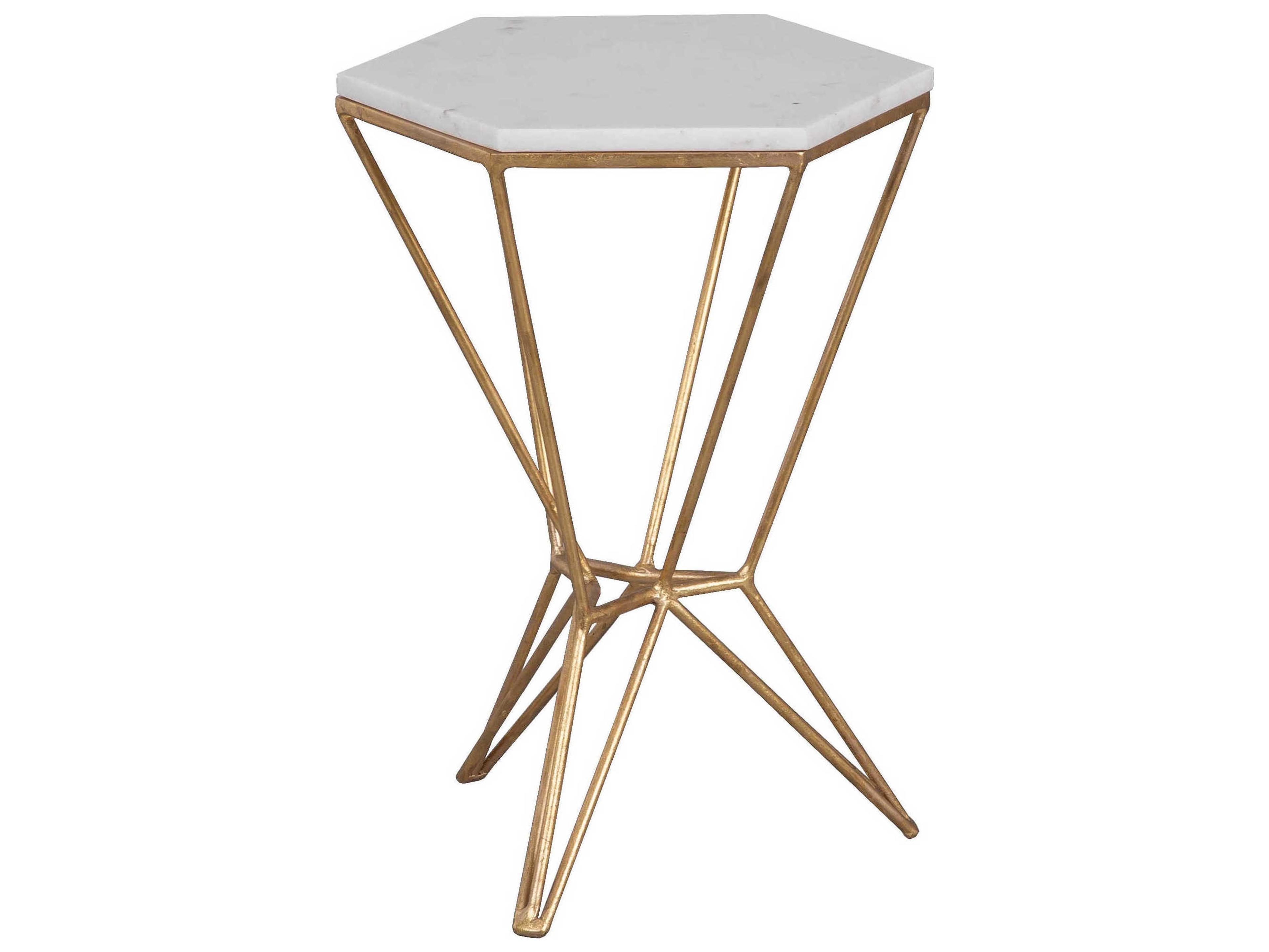 Fairfield Chair La Bella Hexagon Marble End Table