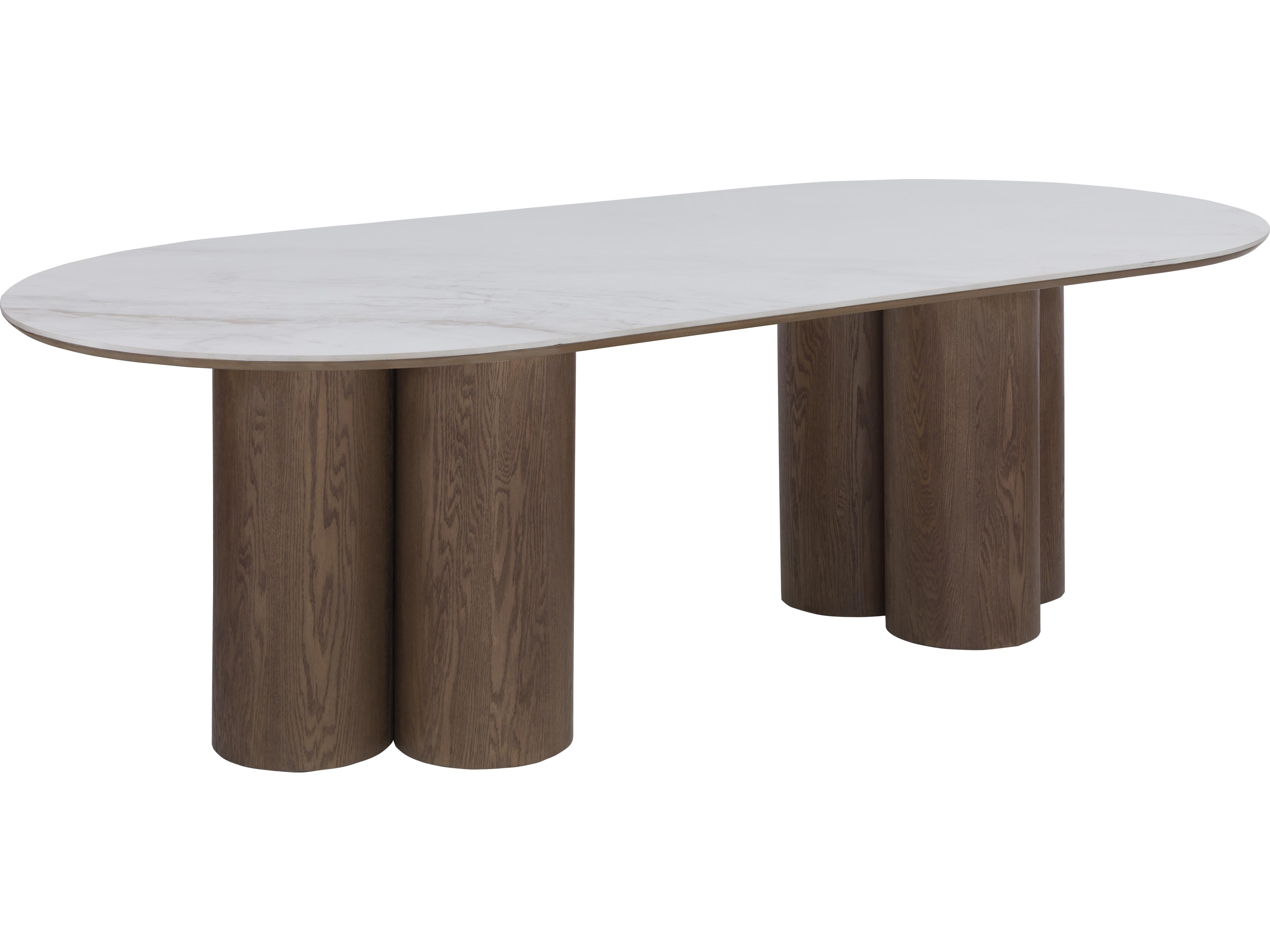 Fairfield Chair Parker Oval Stone Dining Table