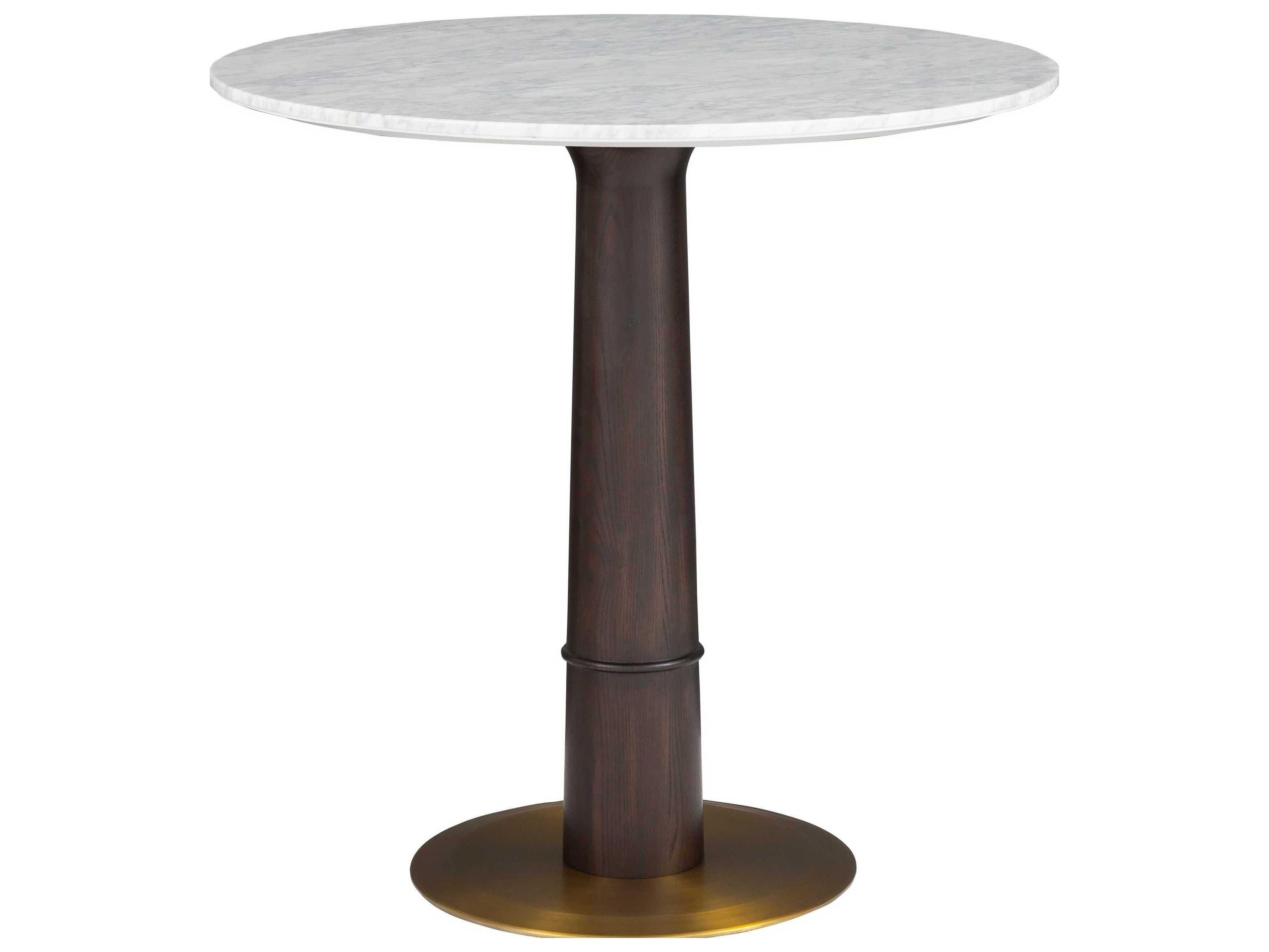 Fairfield Chair Westwood Round Marble Graphite White Carrara Dining Table