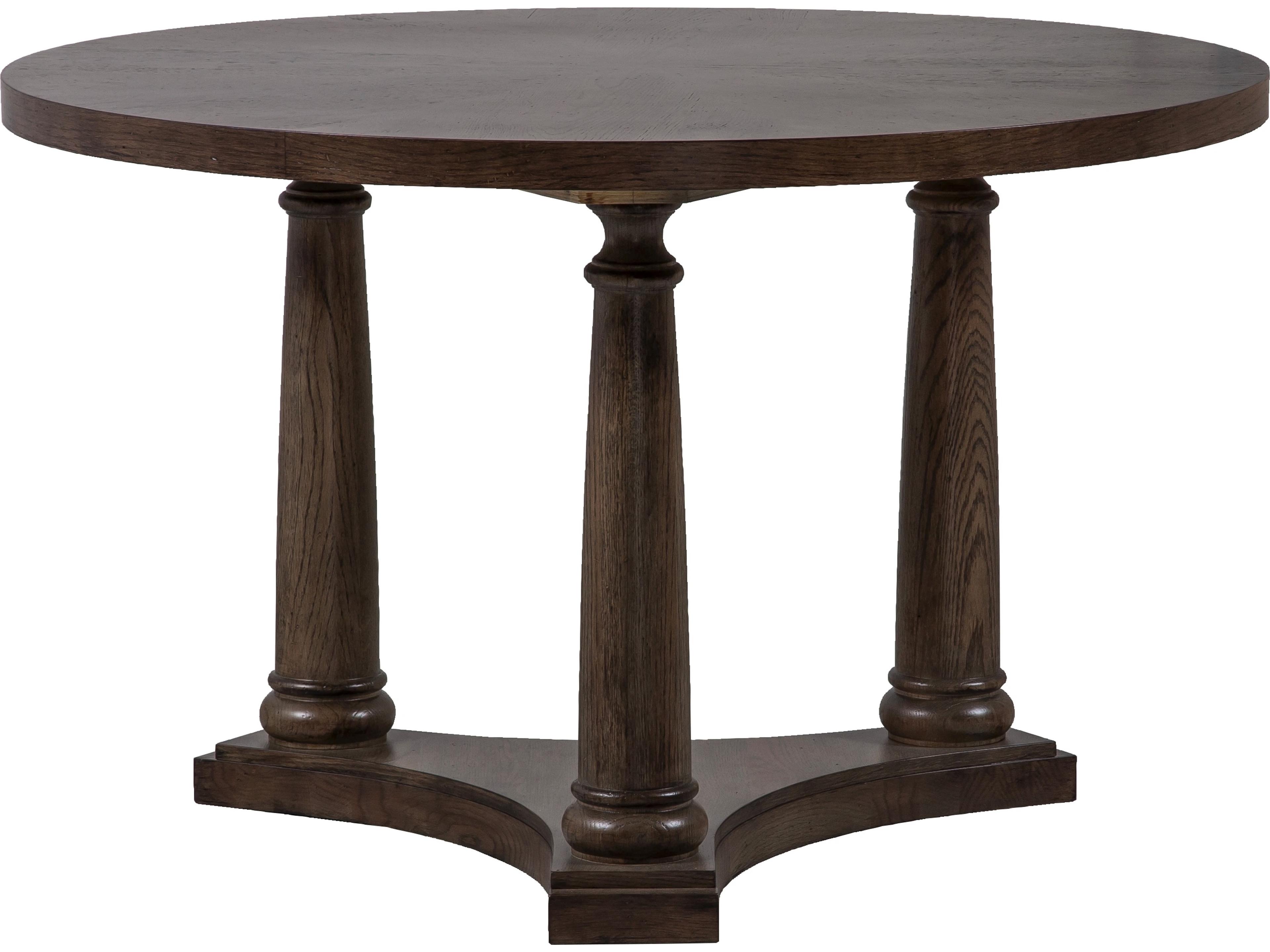 Fairfield Chair Monogram Round Wood End Table