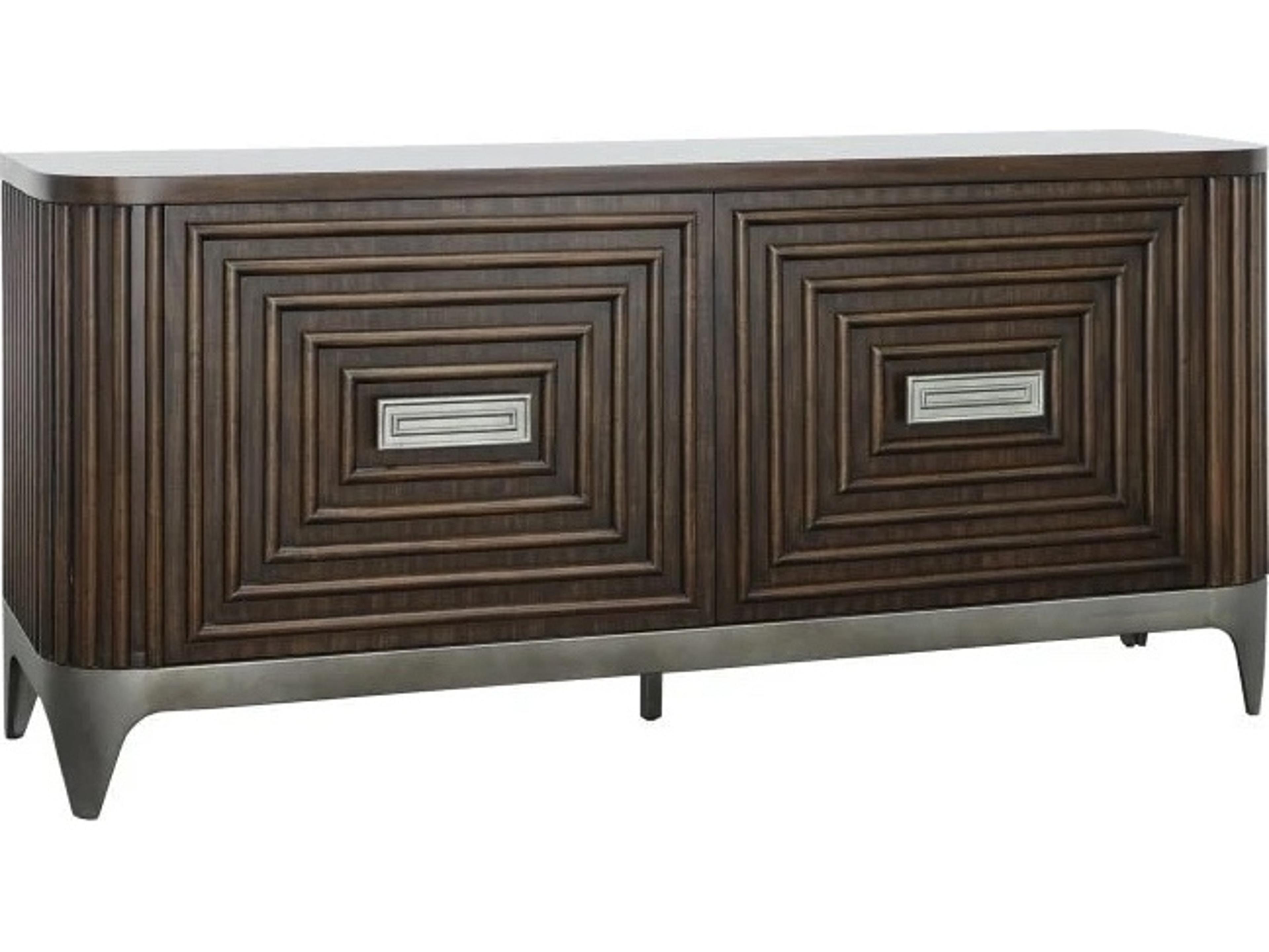 Fairfield Chair Monogram 72" Walnut Wood Sideboard