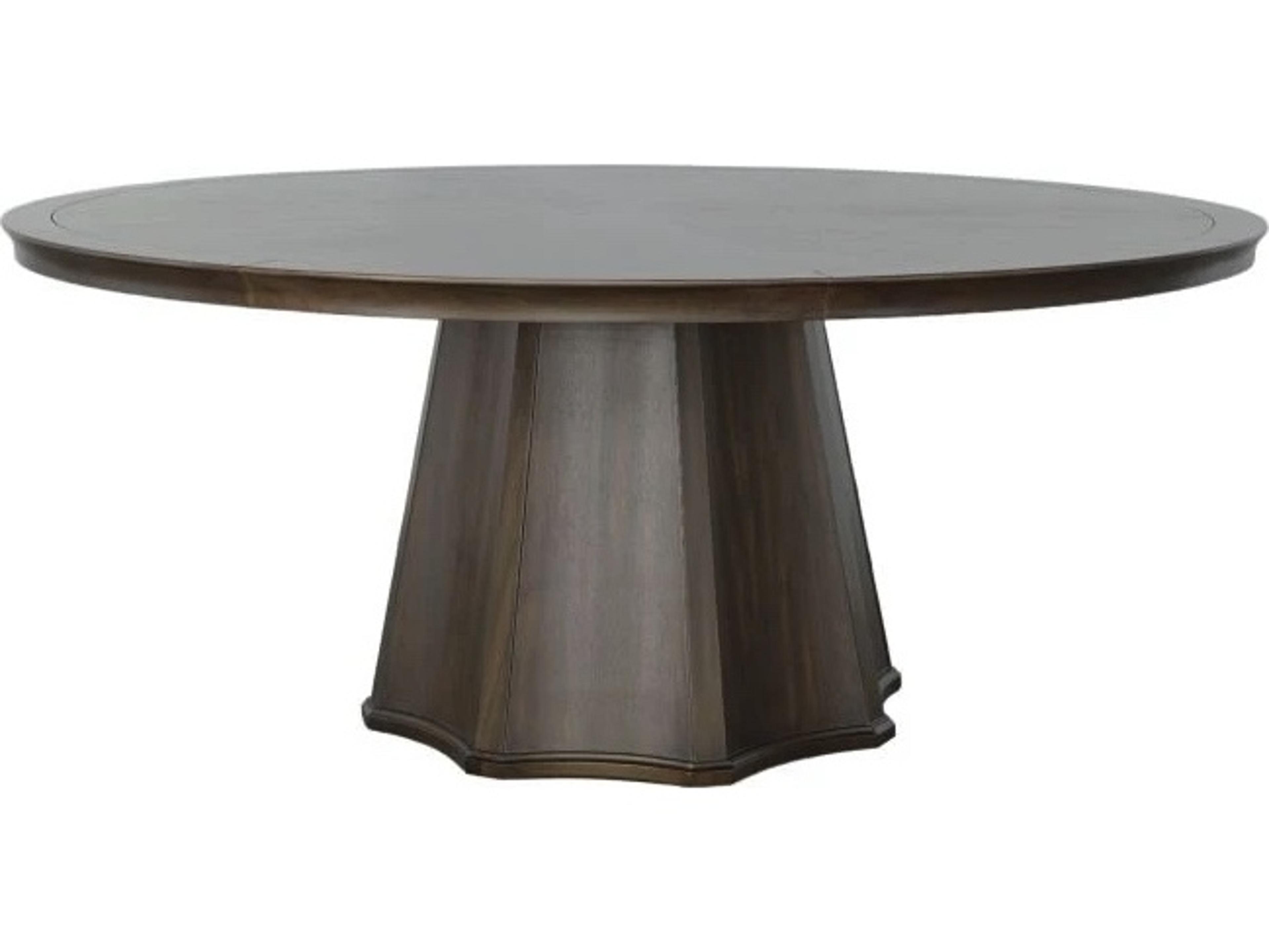 Fairfield Chair Monogram Round Wood Dining Table