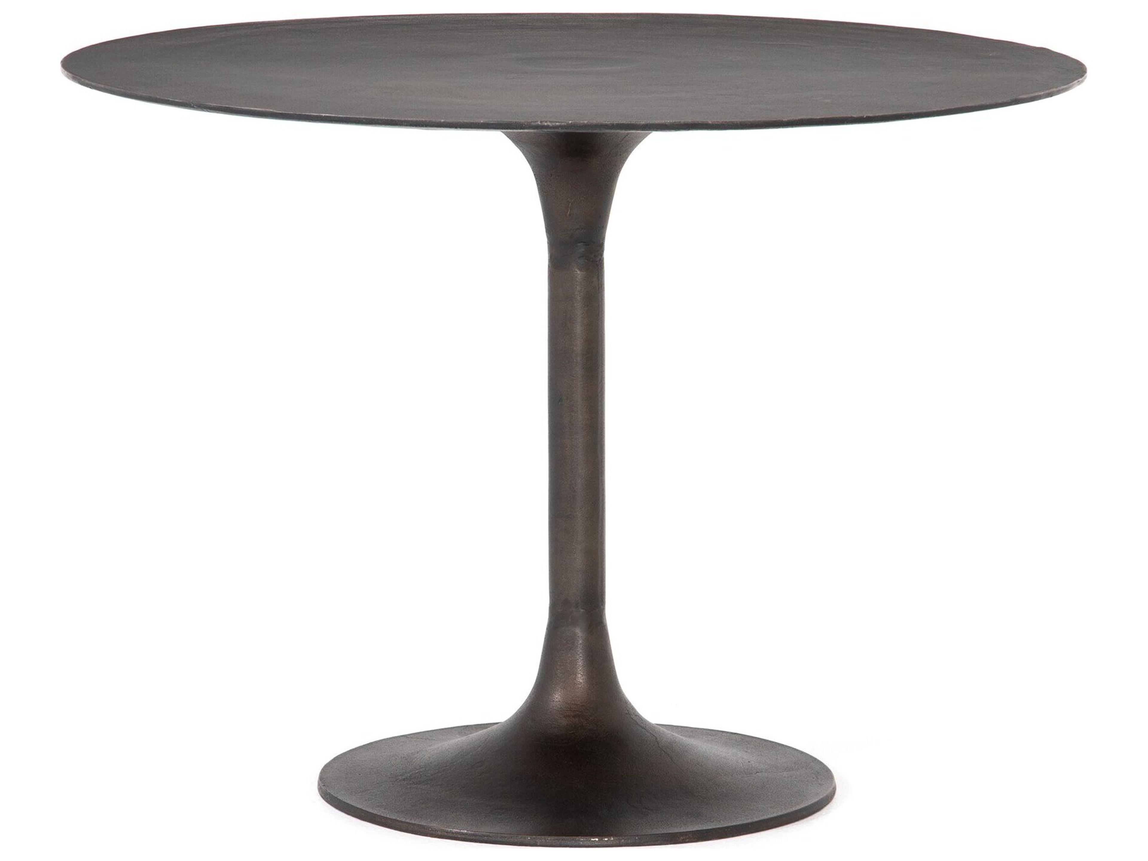 Marlow Antique Rust Round Bistro Table