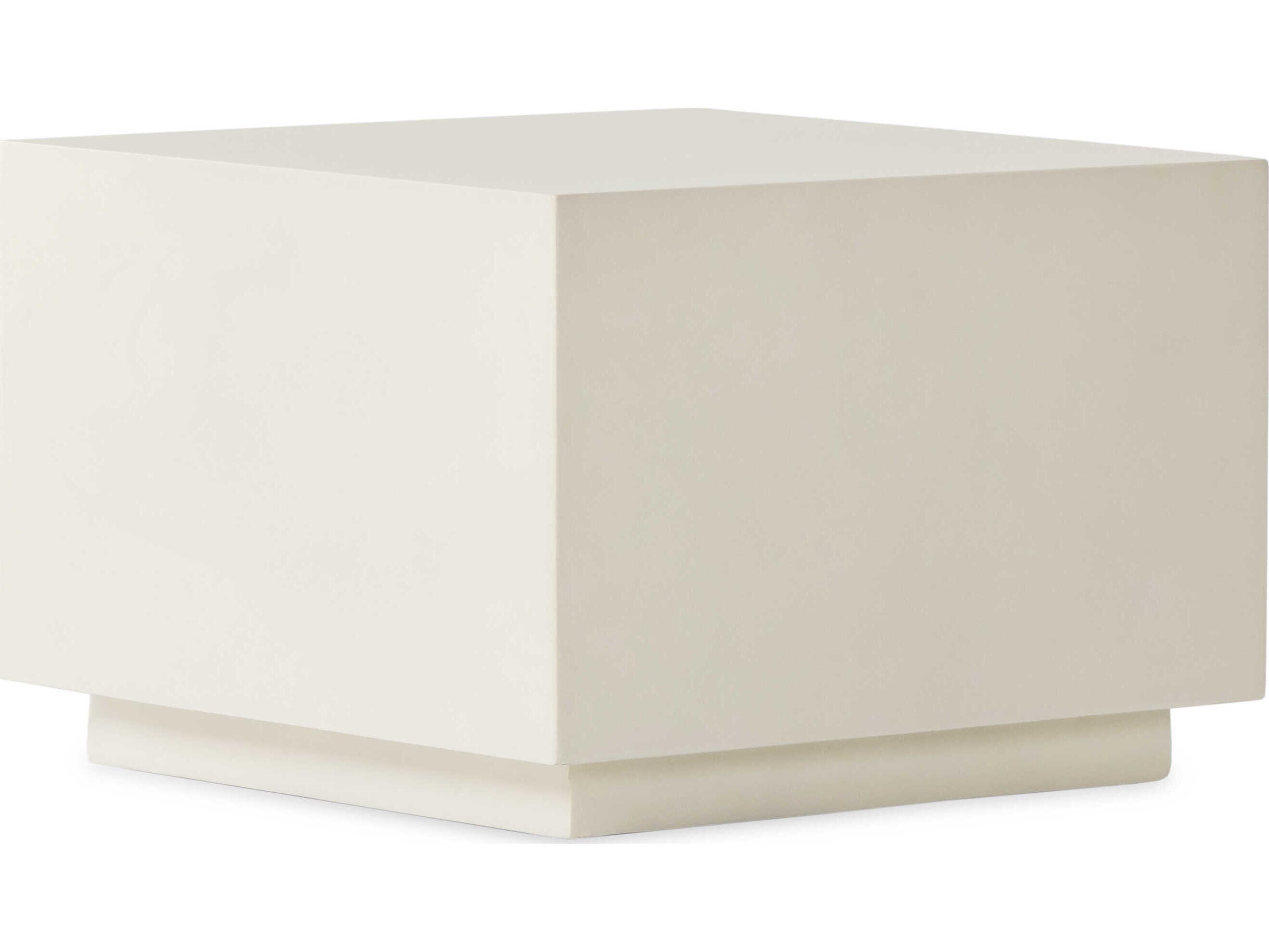 Four Hands Outdoor Bina White Concrete Square Coffee Table
