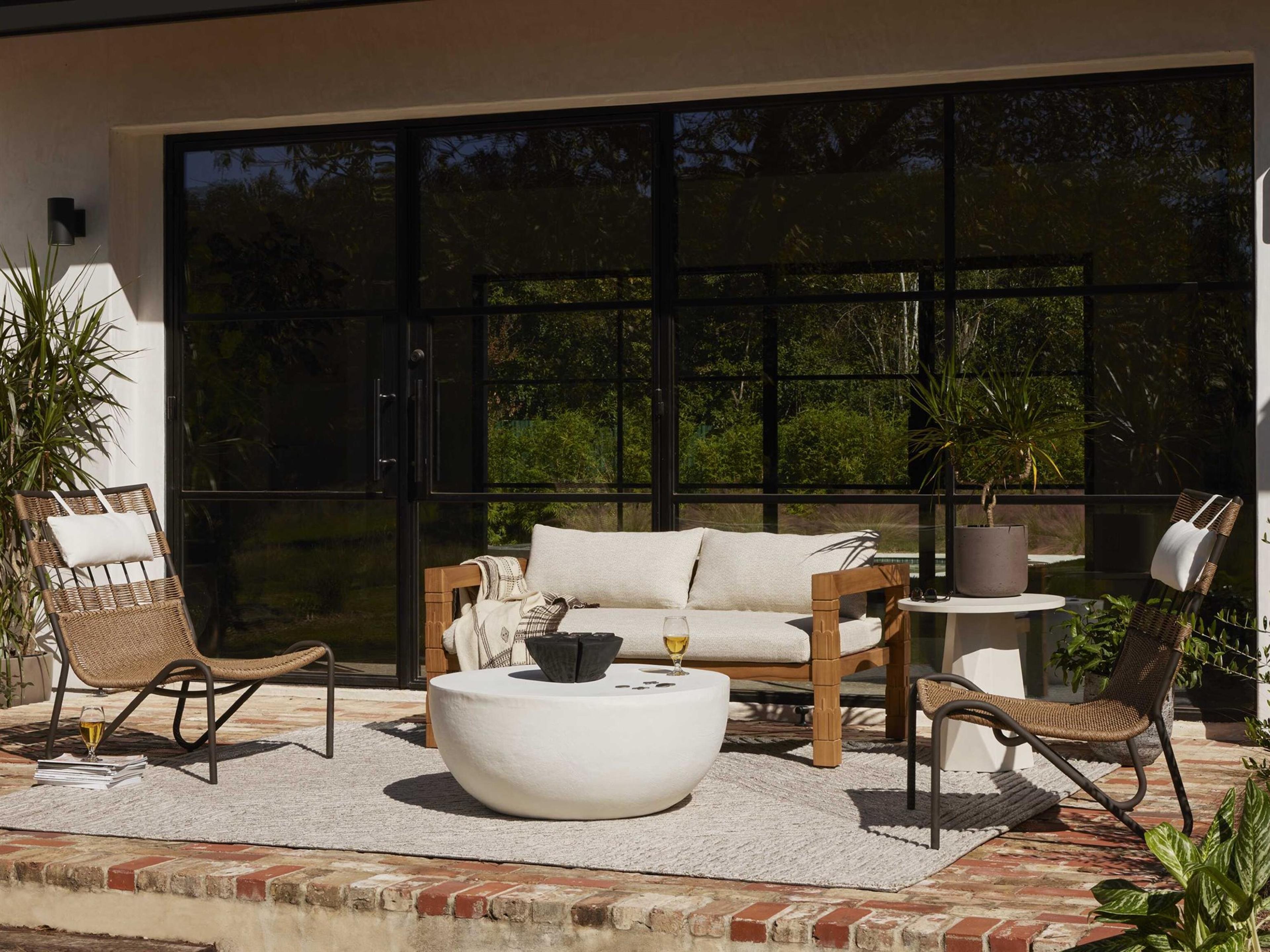 Four Hands Outdoor Solano Patio Lounge Set