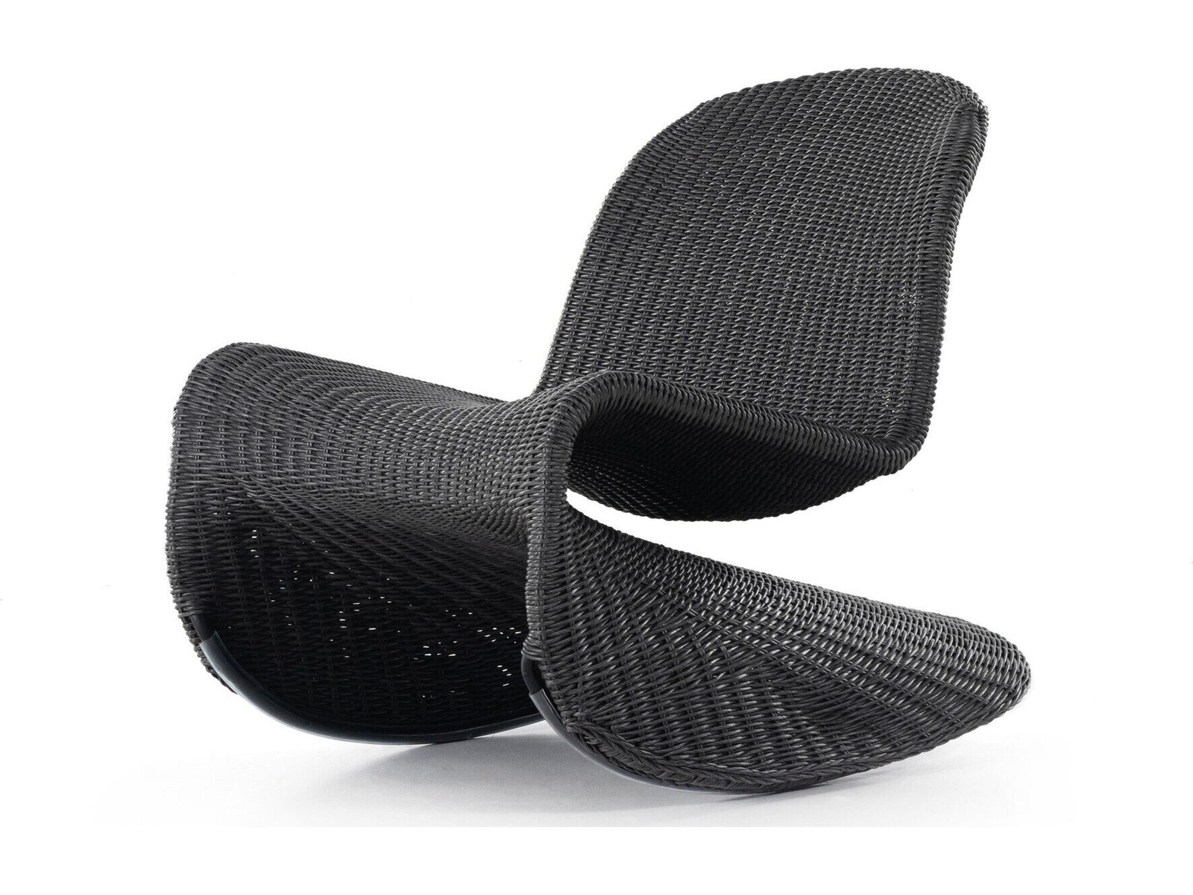 Four Hands Outdoor Grass Roots Vintage Coal Polypropylene Rocking Chair