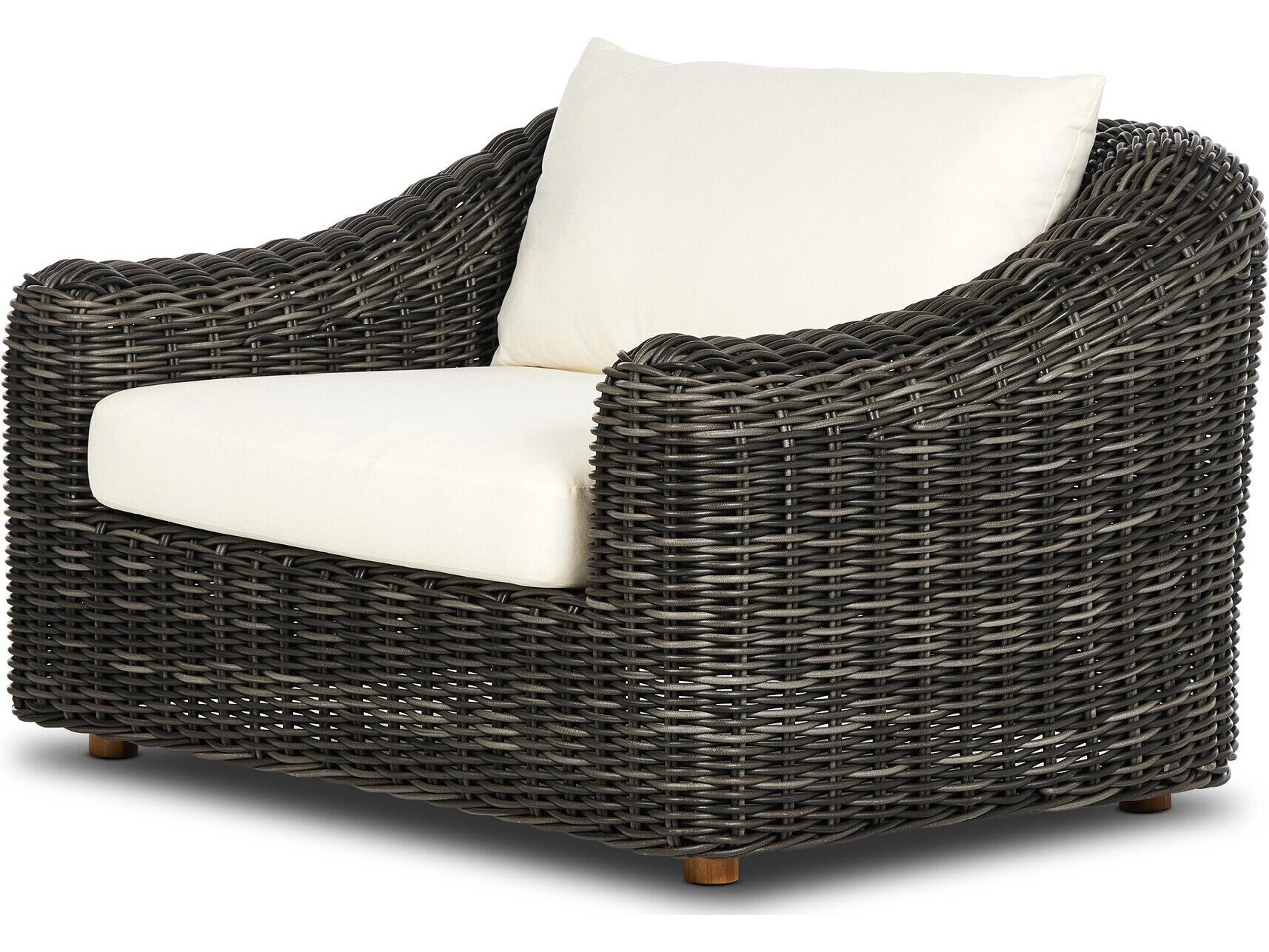 Four Hands Outdoor Pembrook Wicker Cushion Lounge Chair
