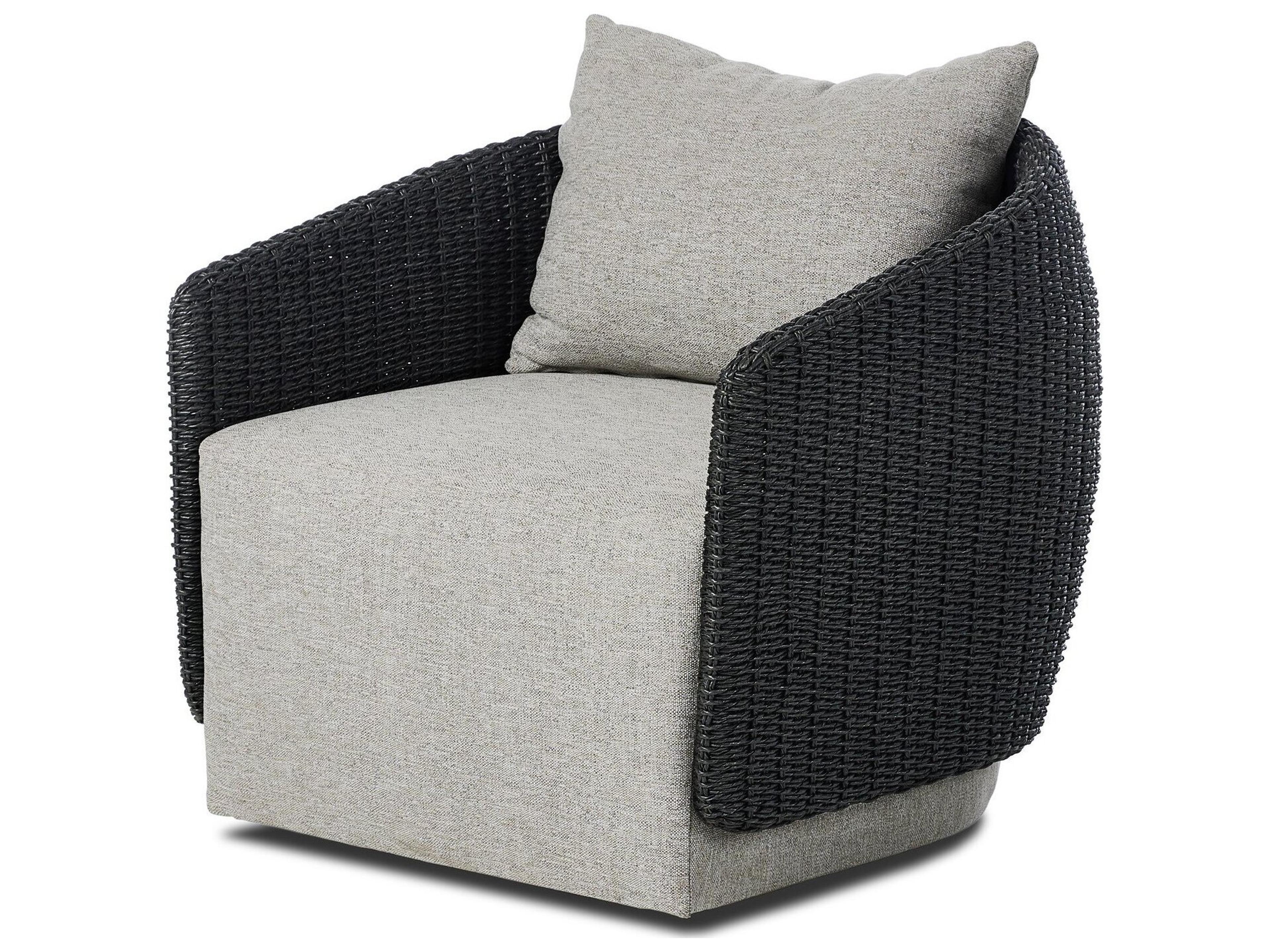 Solano Wicker Cushion Lounge Chair