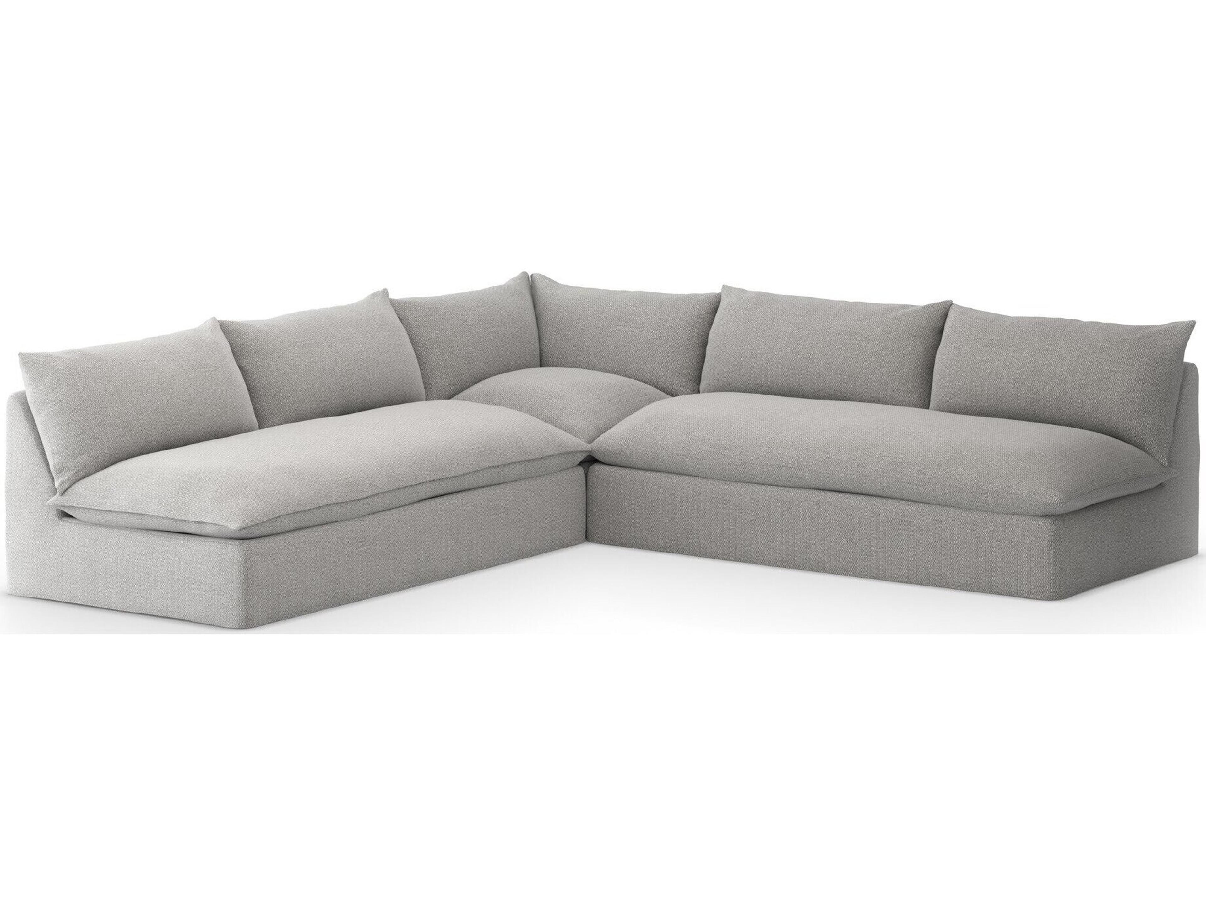 Solano Faye Ash Cushion Sofa