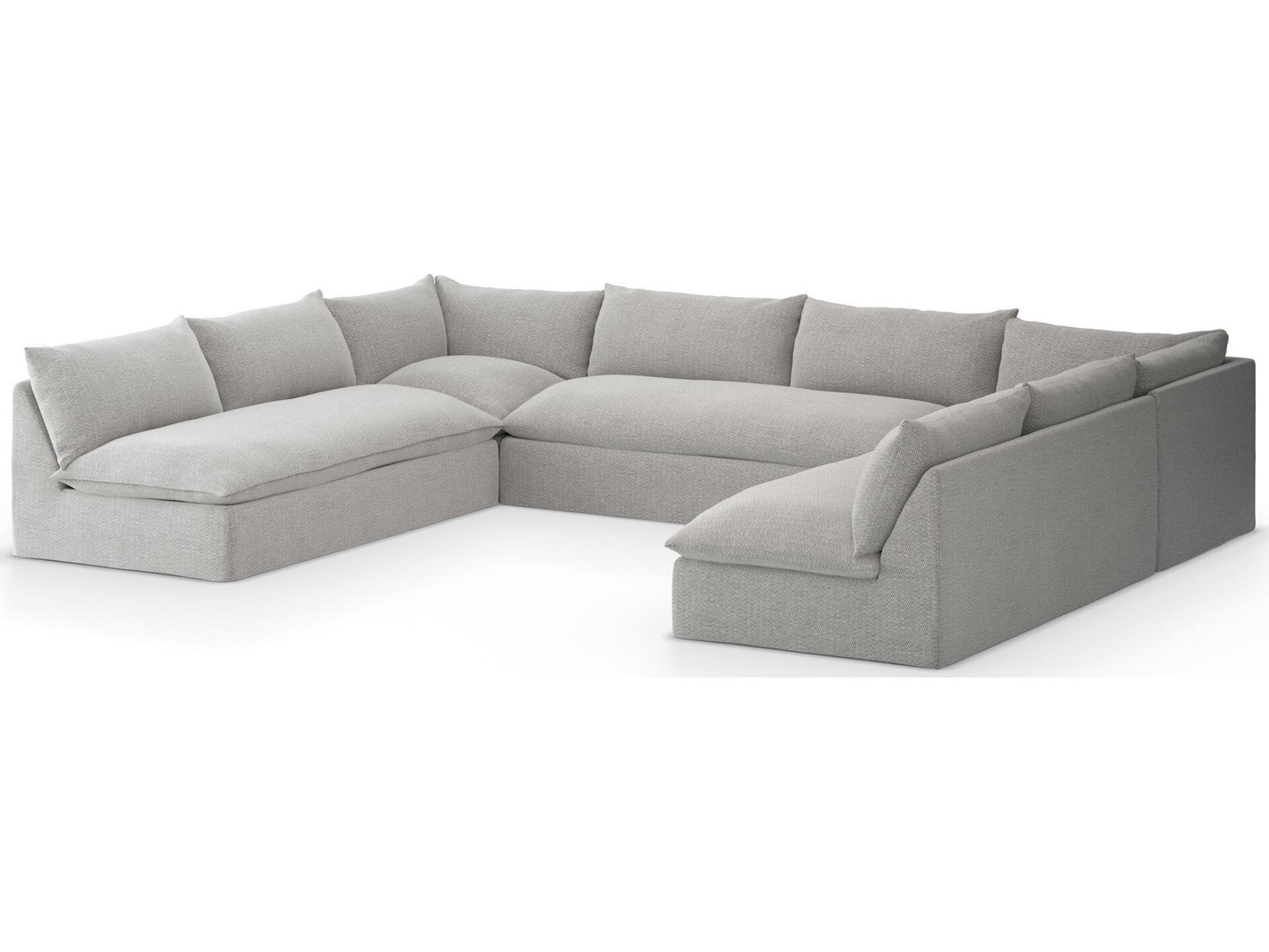 Solano Faye Ash Cushion Sofa