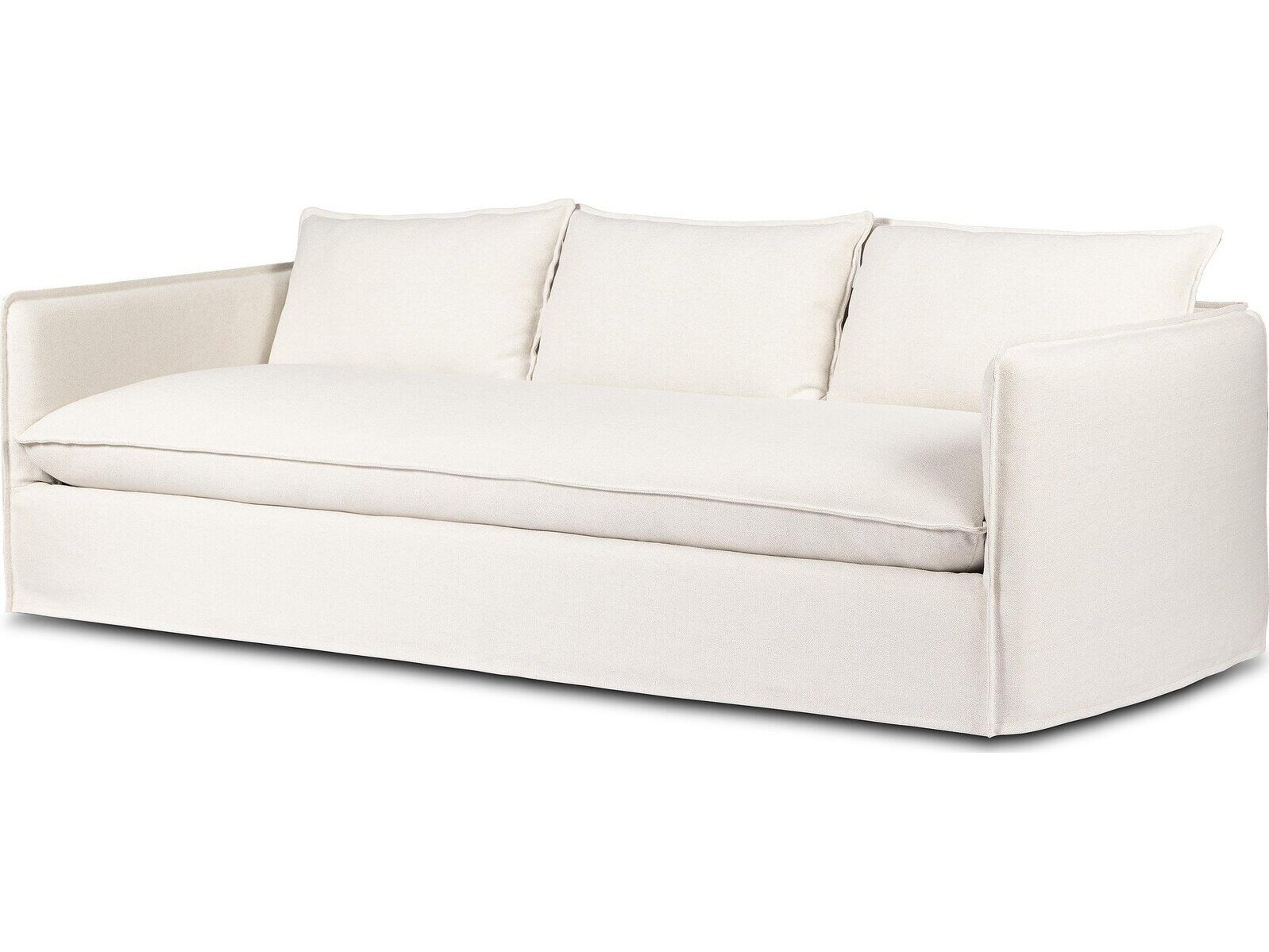 Four Hands Outdoor Westgate Andre Polypropylene Cushion Sofa in Alessi Linen