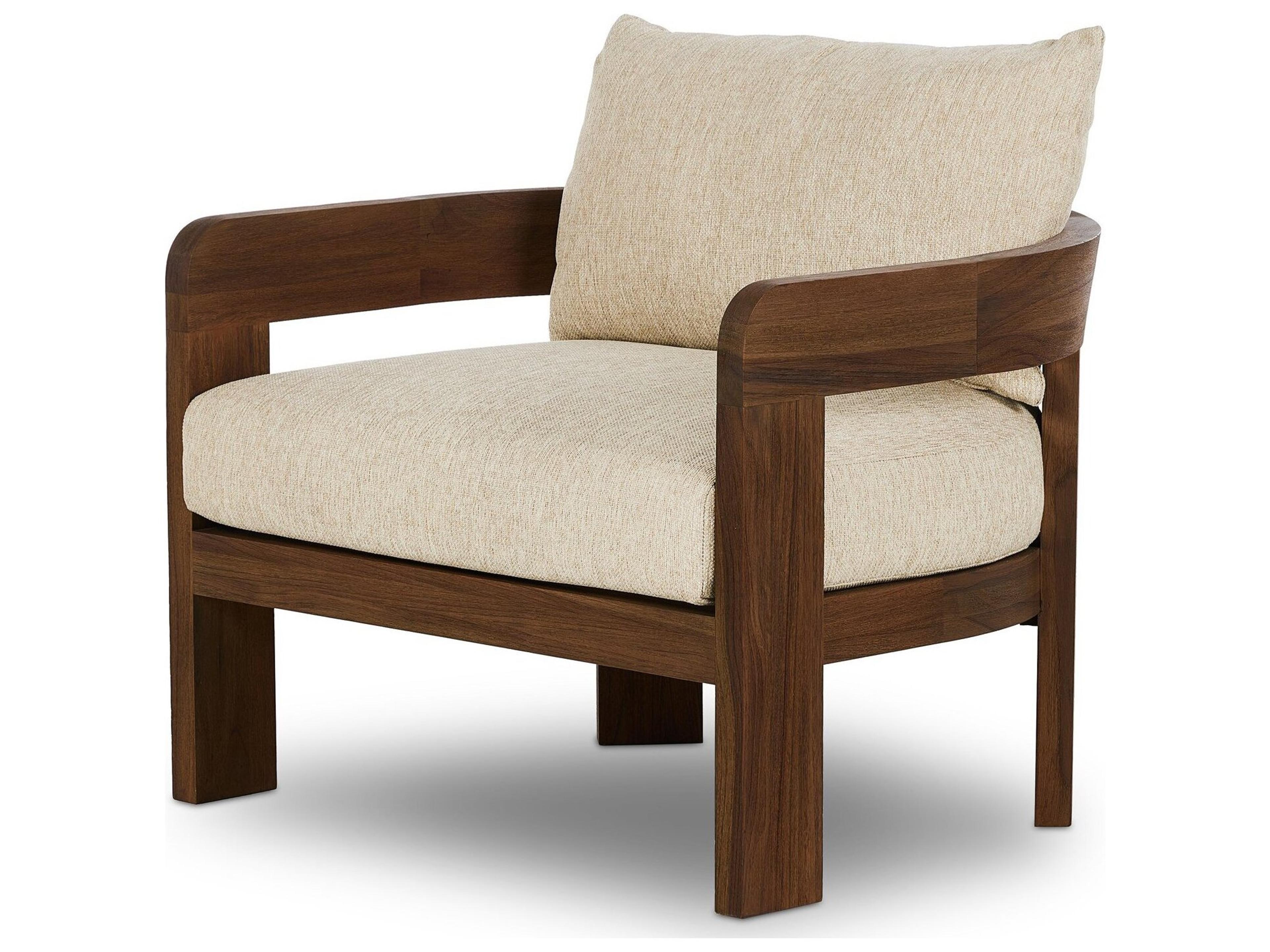Four Hands Outdoor Pembrook Teak Cushion Lounge Chair