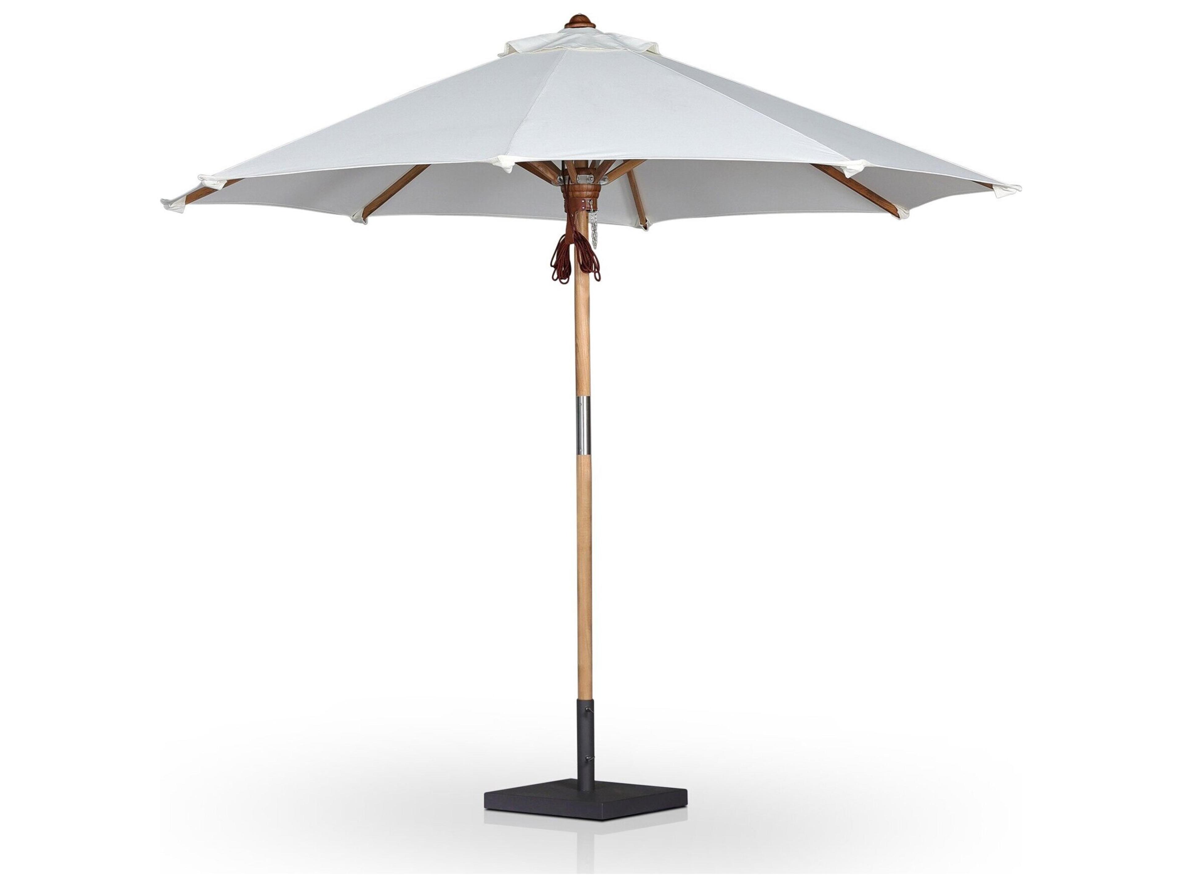Garwood Baska Arashi Salt Fine Sanded Teak Umbrella
