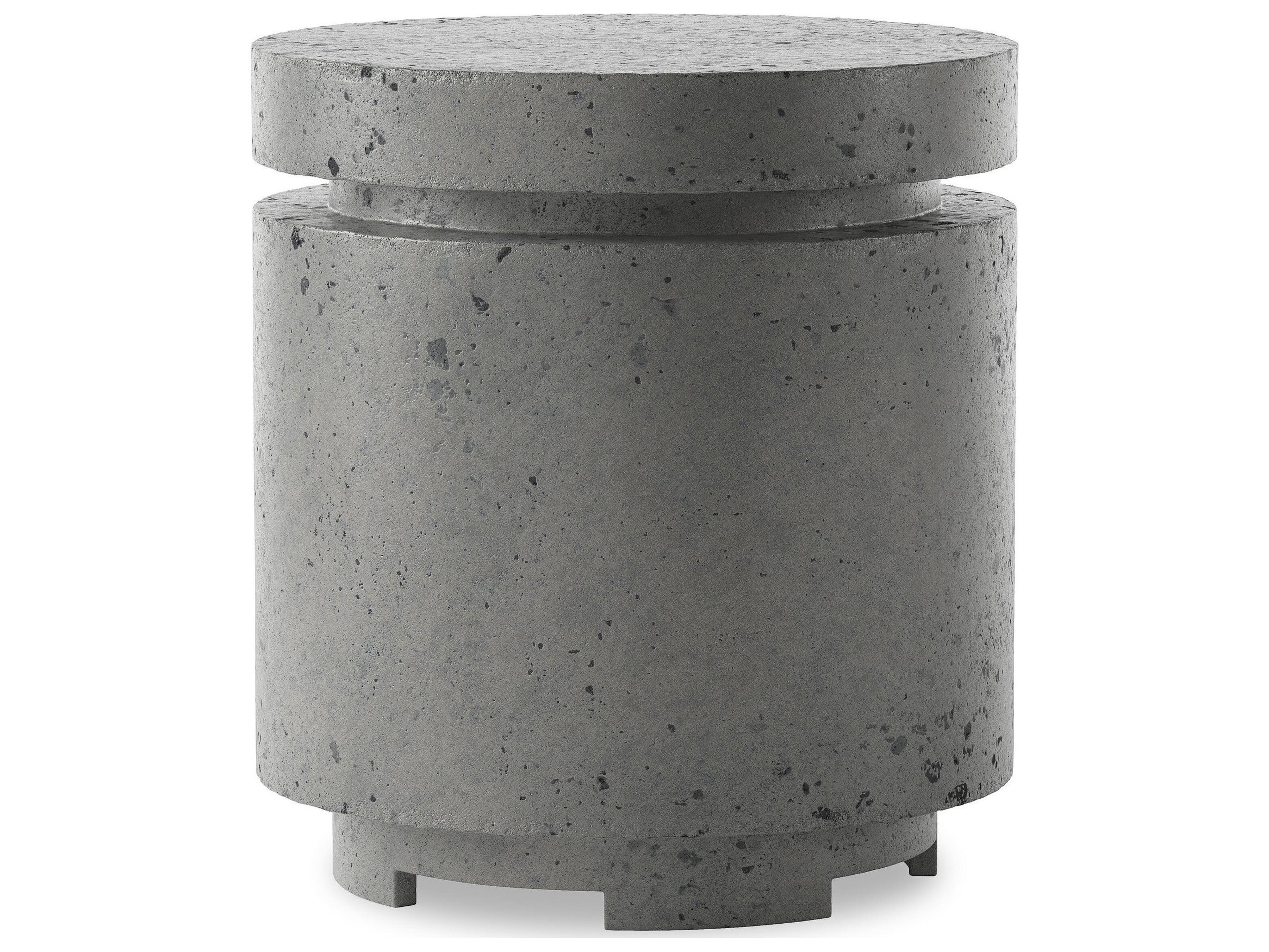 Four Hands Outdoor Falco Higgins Concrete Round End Table