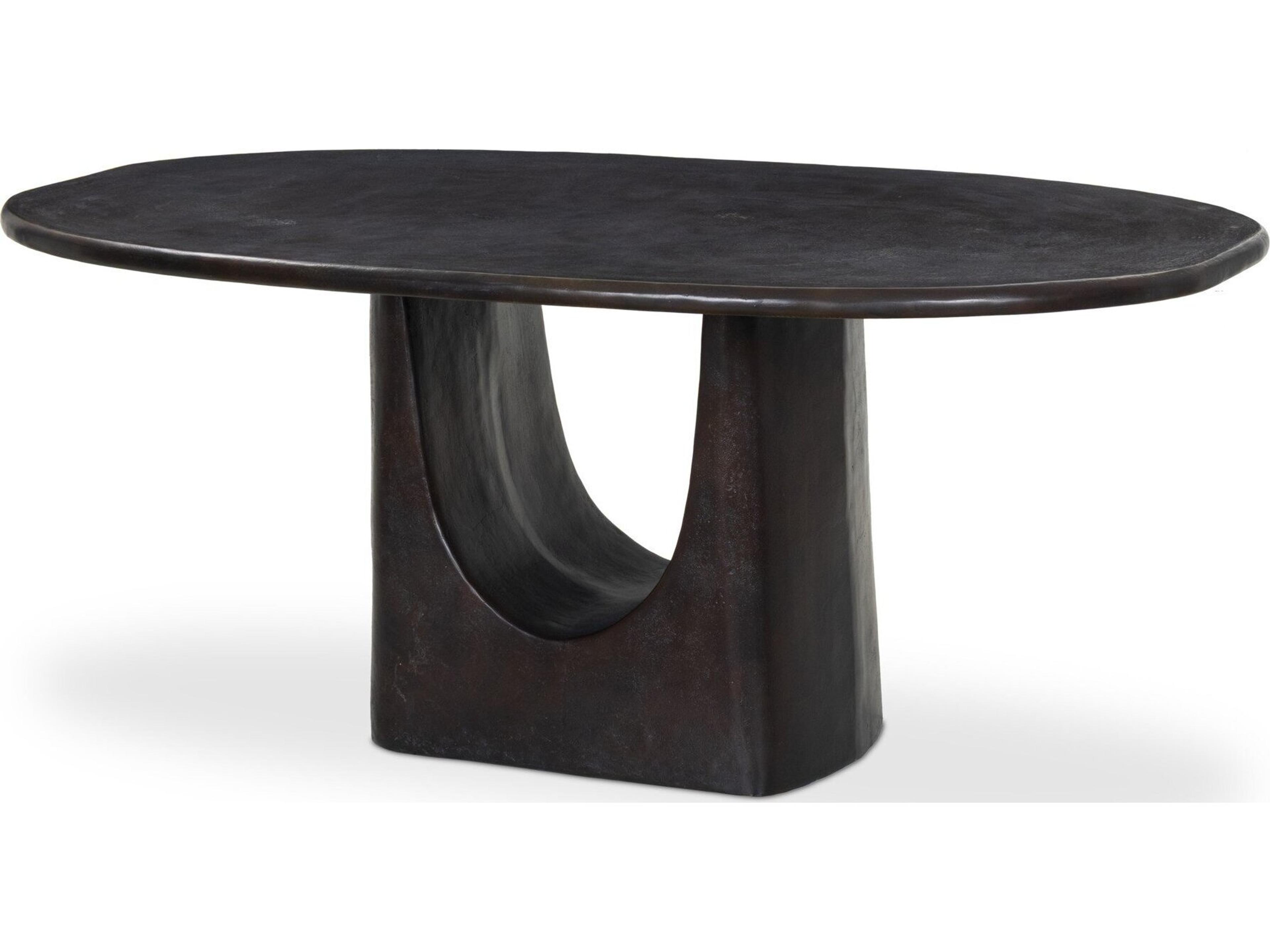 Four Hands Outdoor Amato Outdoor Dining Table-72" Antique Rust