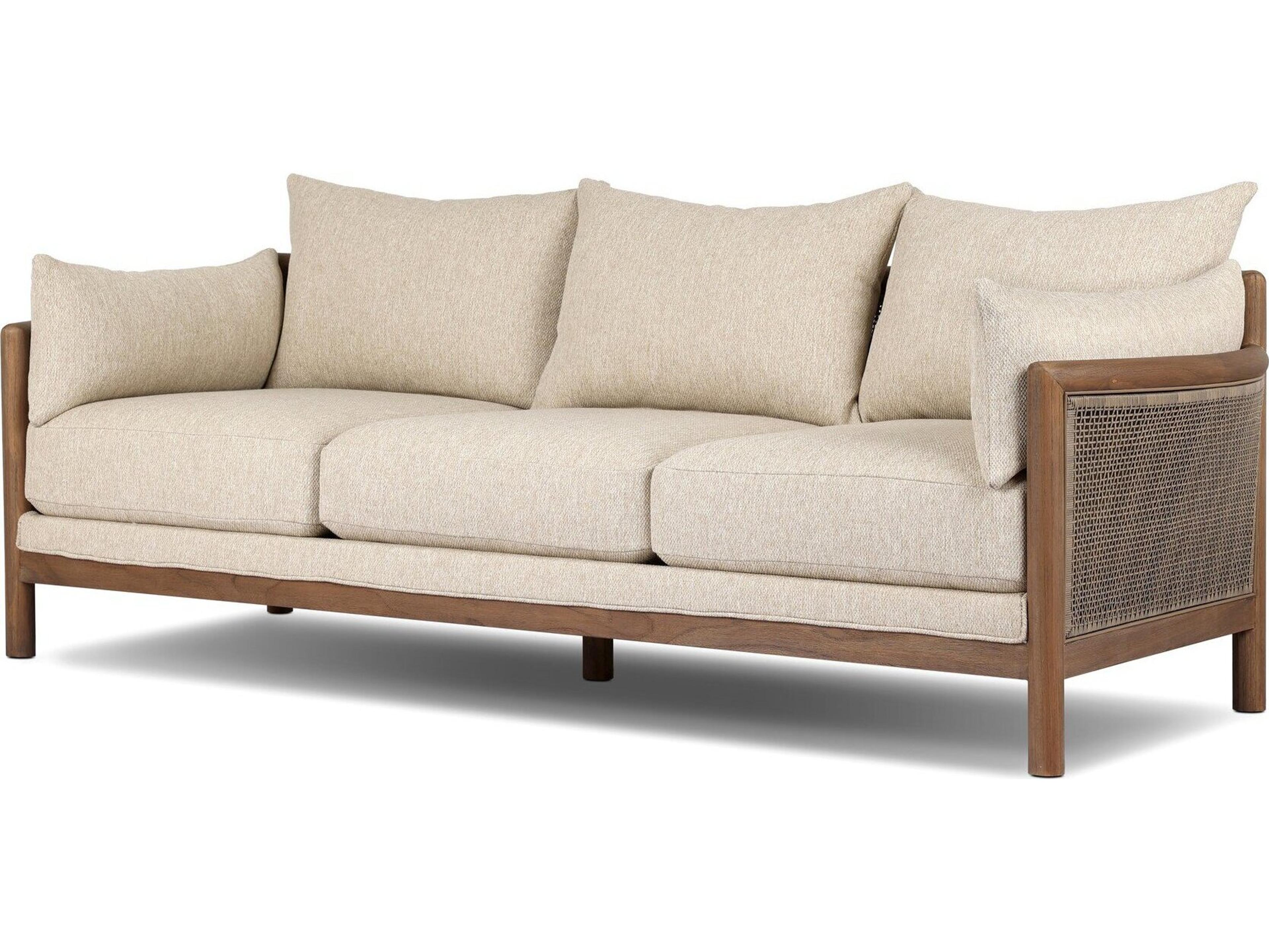 Four Hands Outdoor Duvall Barbosa Teak Cushion Sofa