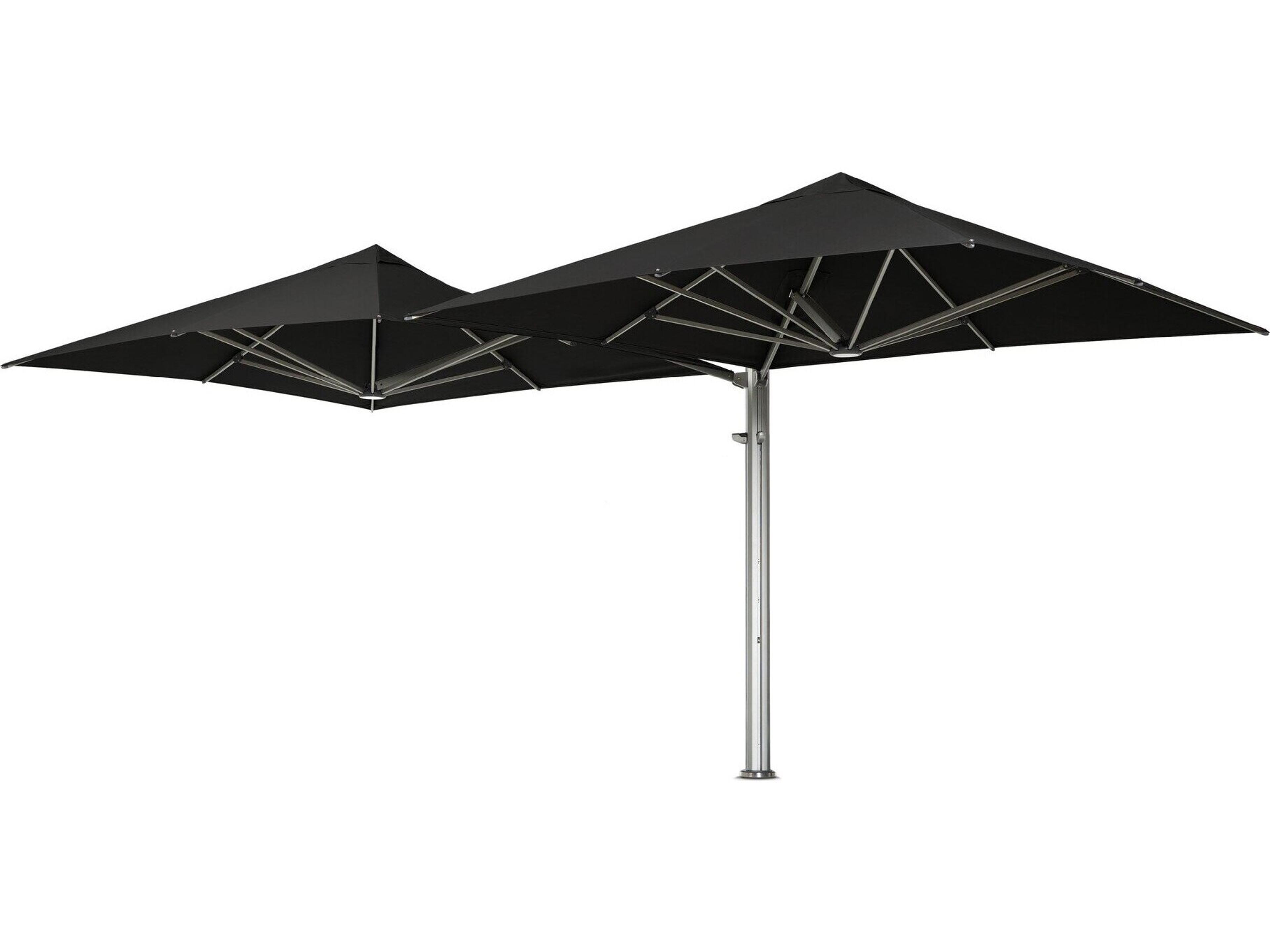 Four Hands Outdoor Romero Black Duo Umbrella