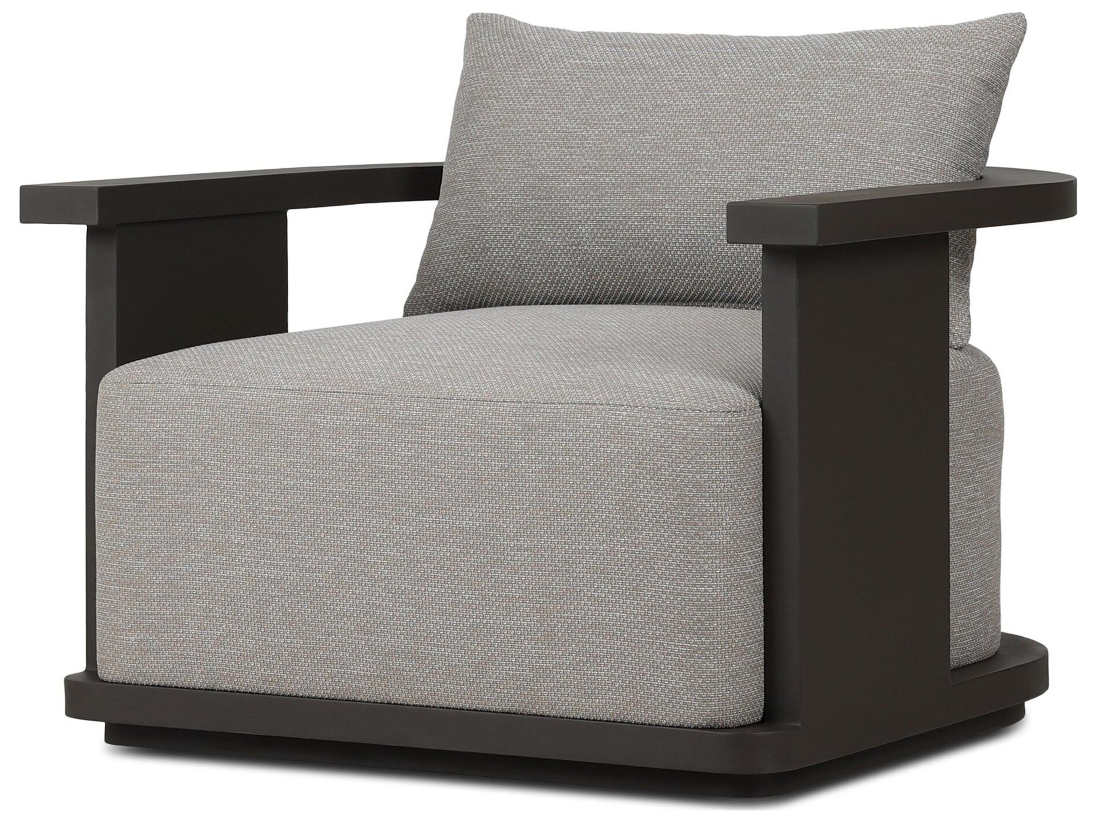 Tahana Outdoor Metal Swivel Chair Casa Grey