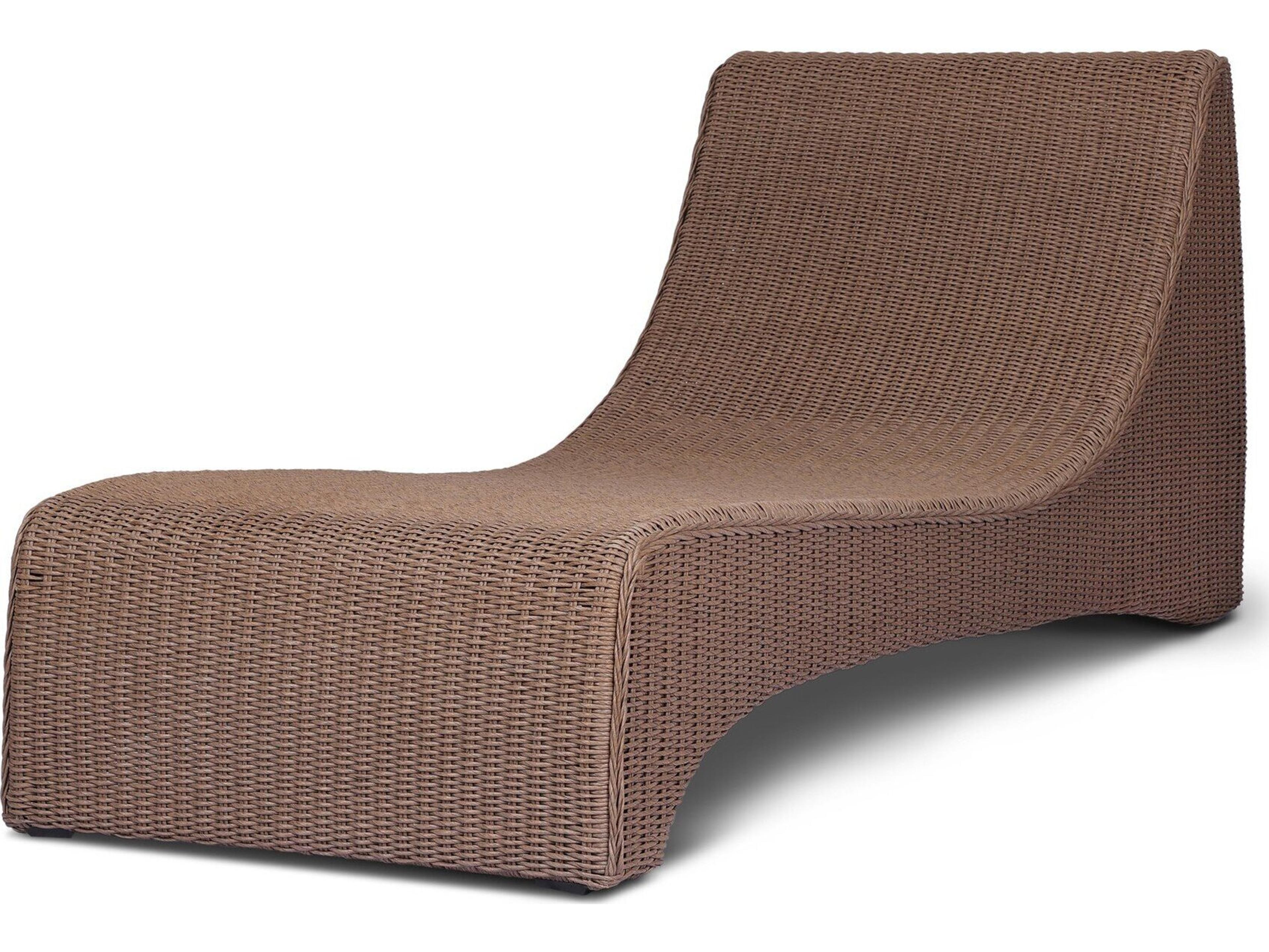 Four Hands Outdoor Mazu Outdoor Chaise Tanned Weave