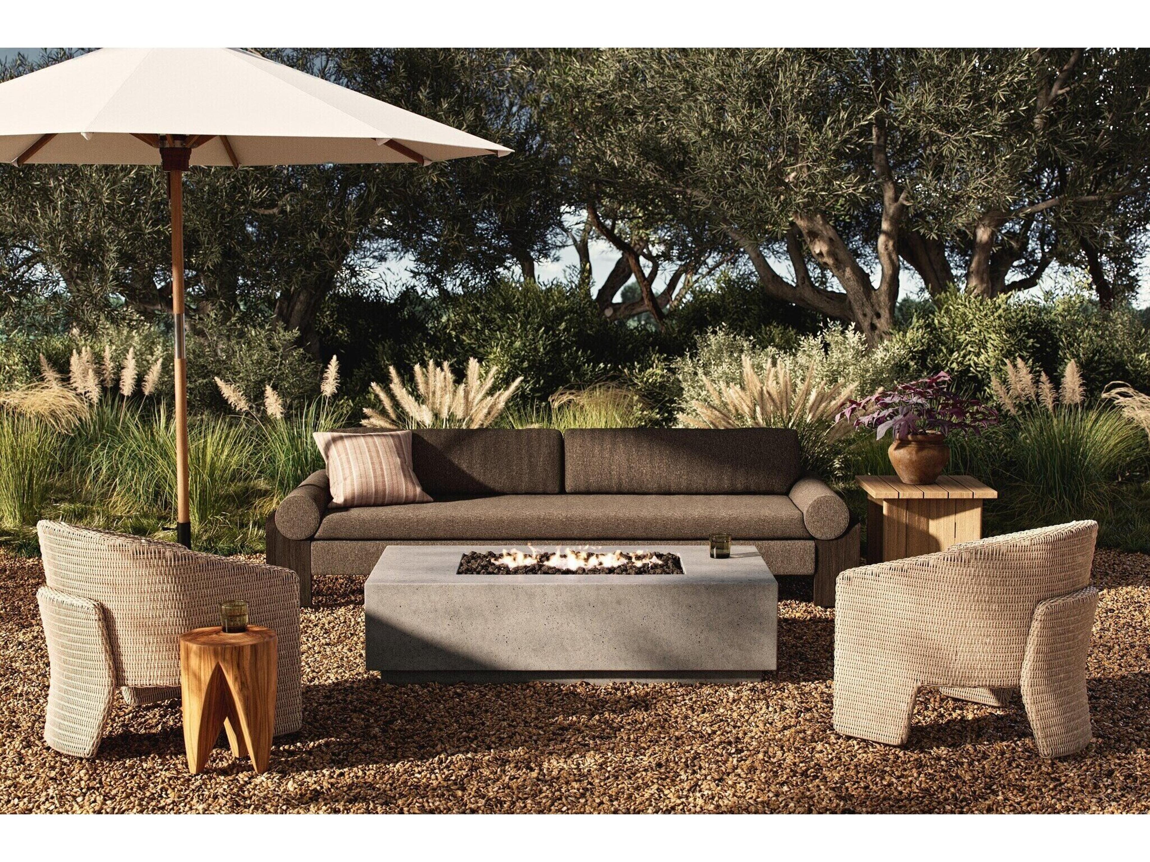Four Hands Outdoor Falco Fire Pit Lounge Set