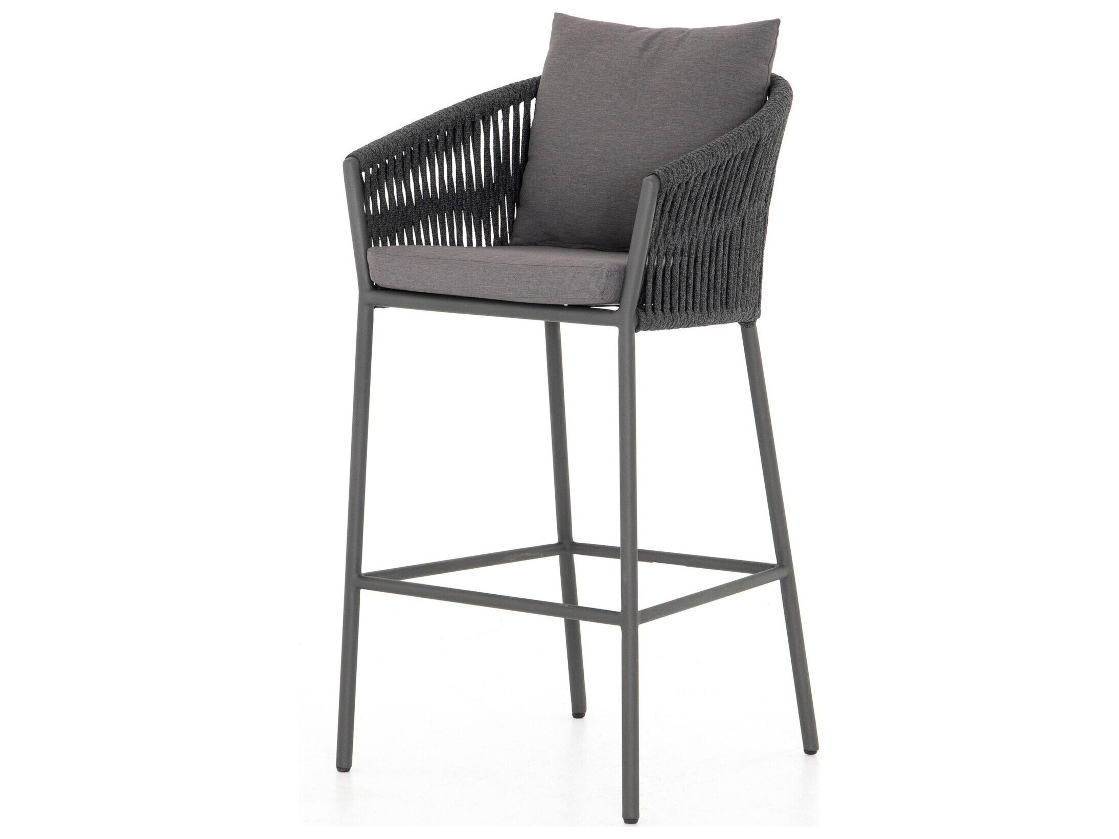 Four Hands Outdoor Solano Aluminum Cushion Bar Stool