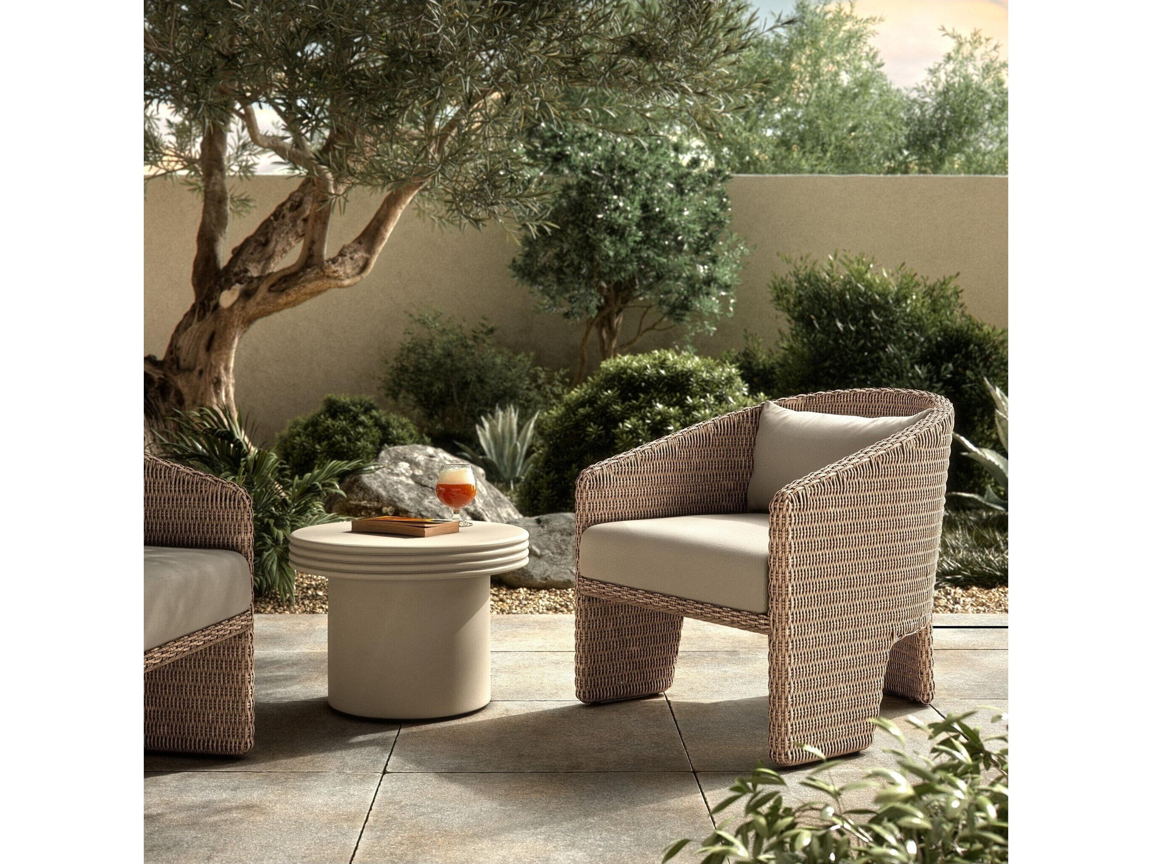 Four Hands Outdoor Providence Wicker Cushion Lounge Set