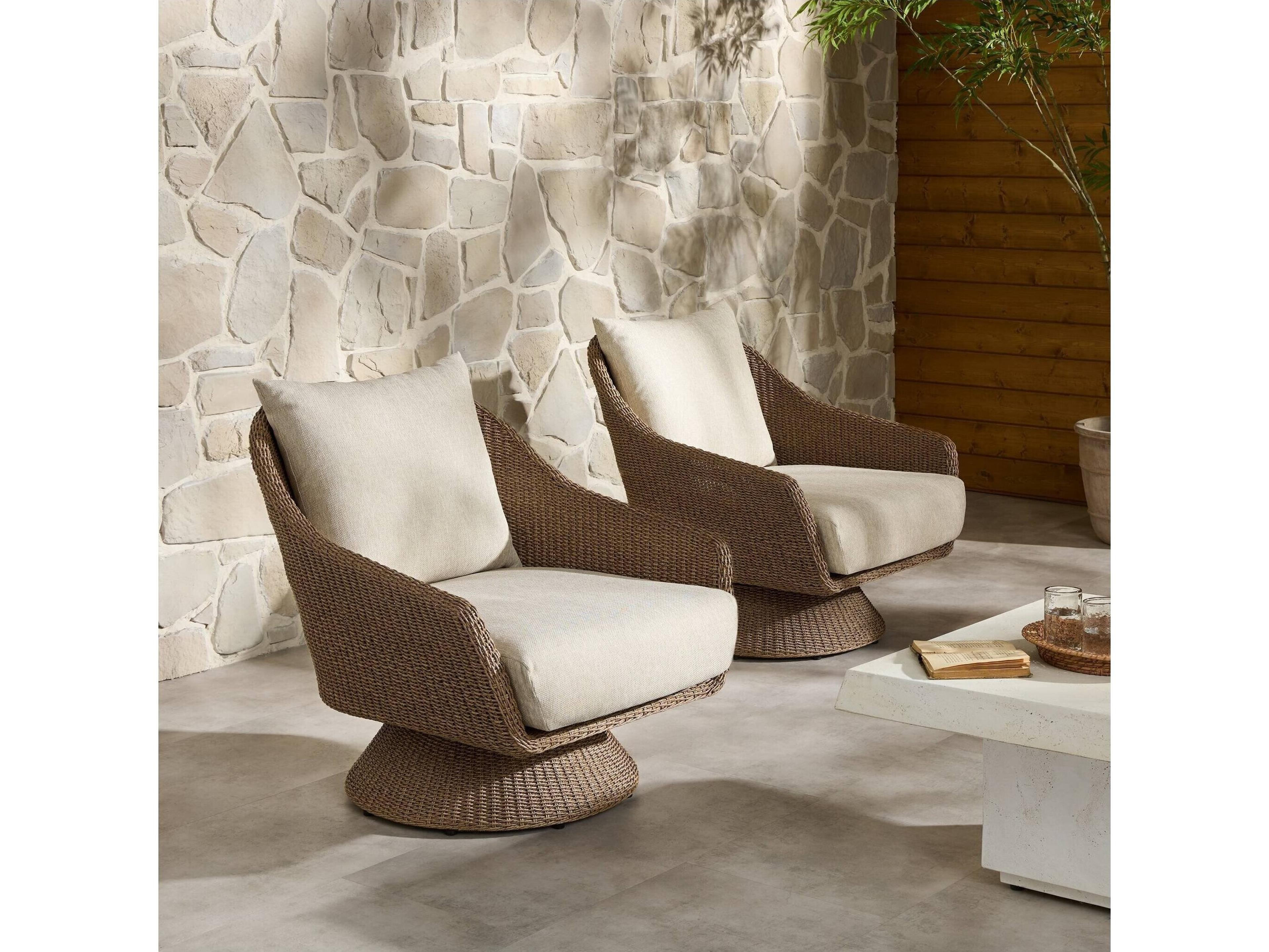Four Hands Outdoor Providence Wicker Cushion Lounge Set