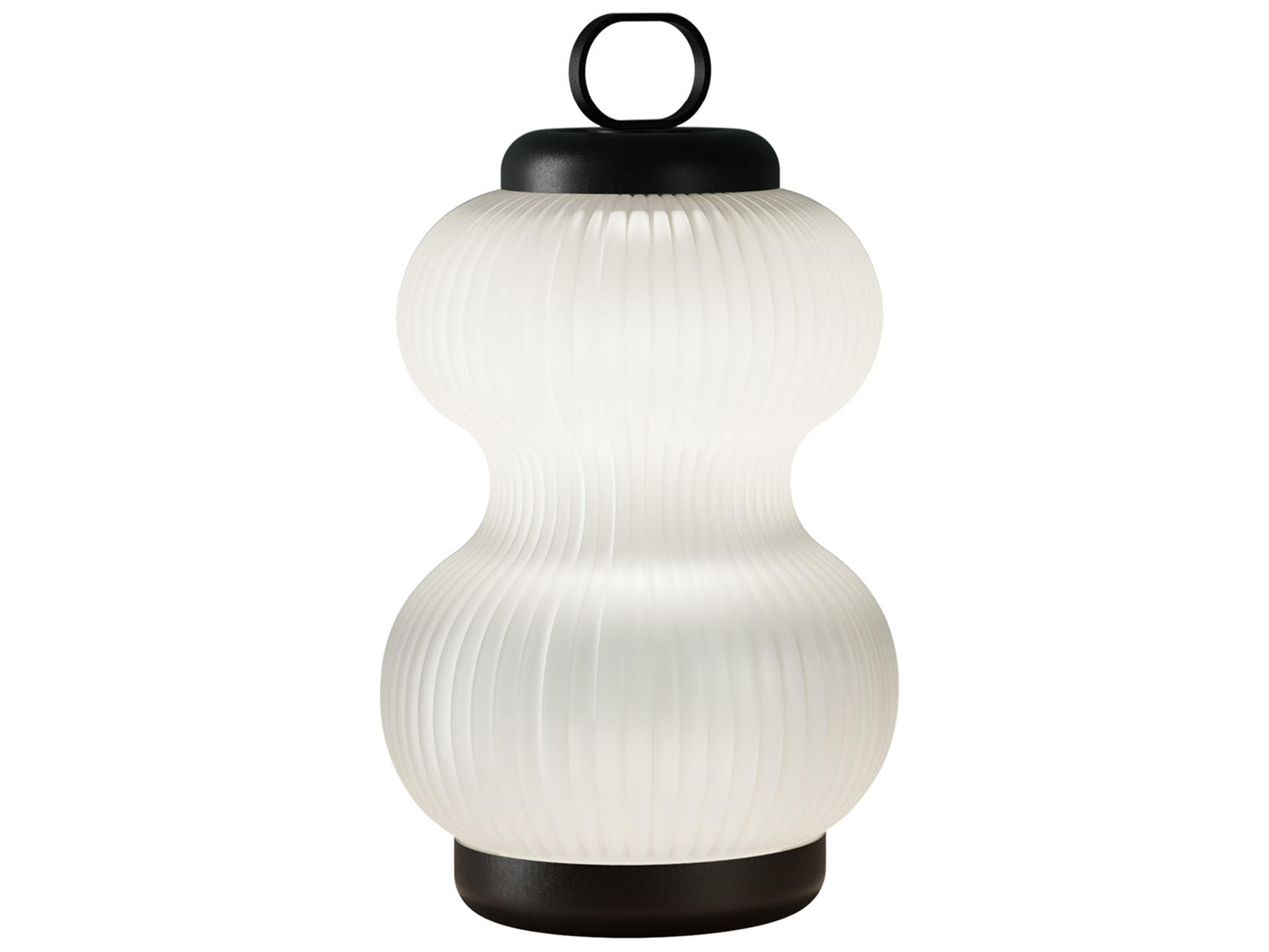 Fontana Arte Kanji LED White Glass Table Lamp