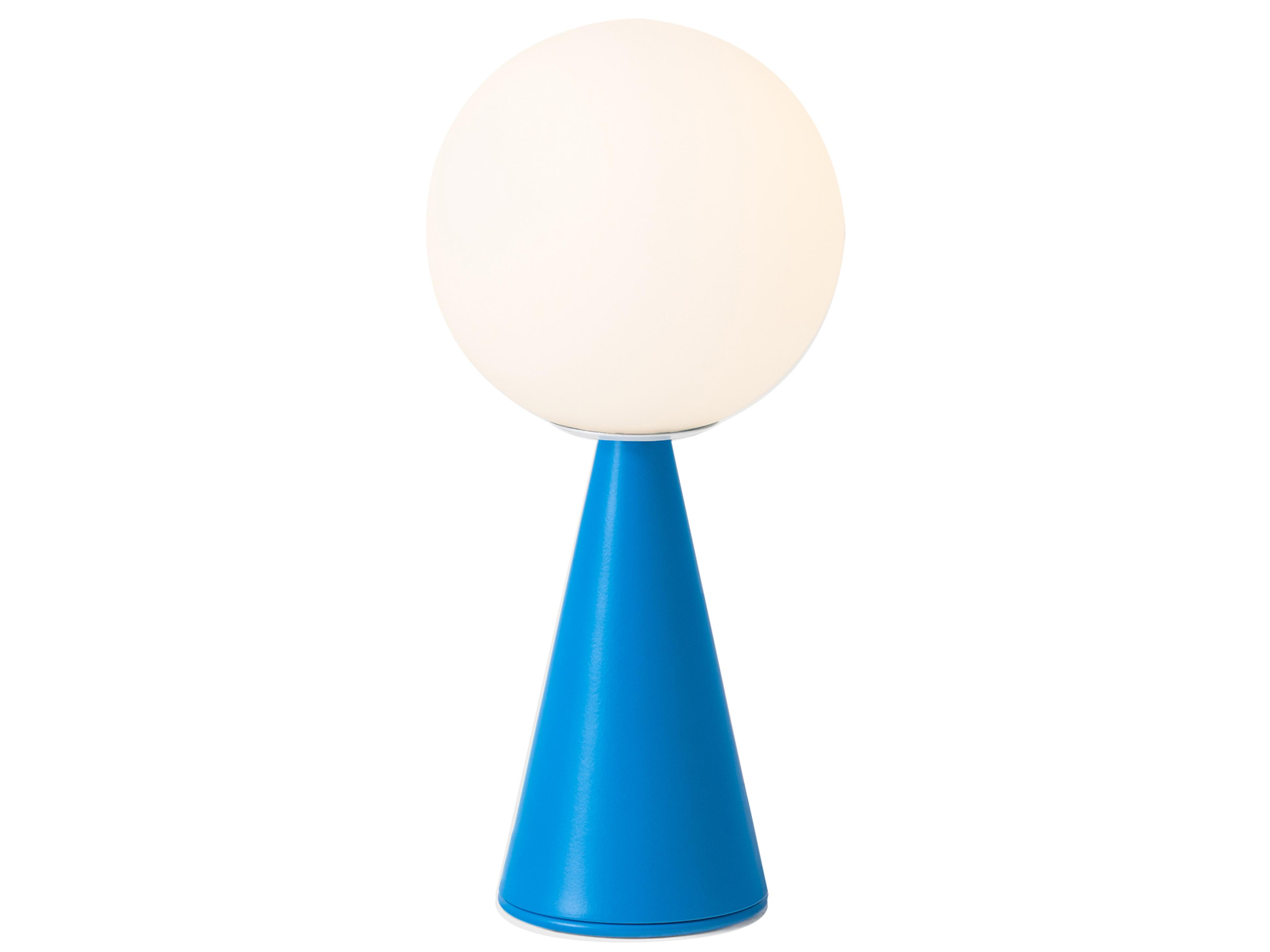 Fontana Arte Bilia Blue Glass LED Table Lamp
