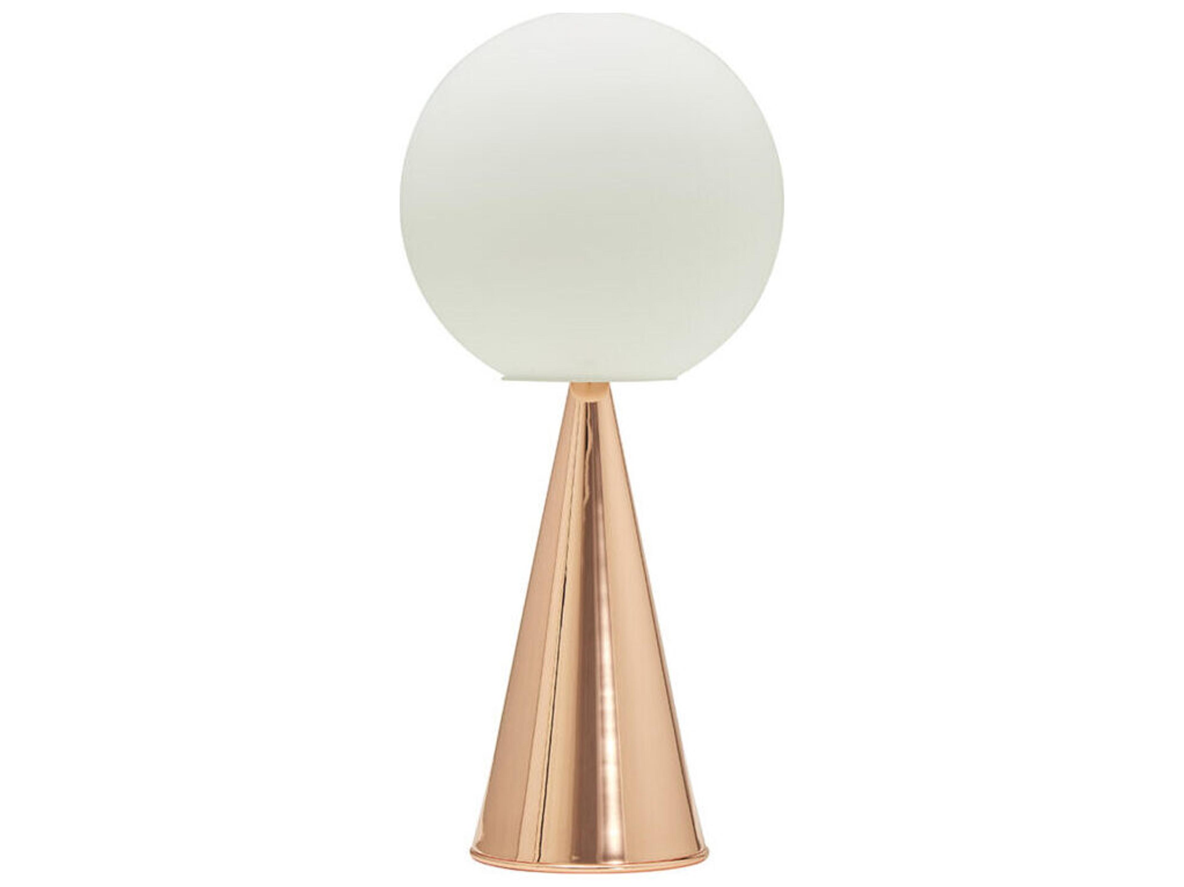 Fontana Arte Bilia Pink Brass Rechargeable Table Lamp