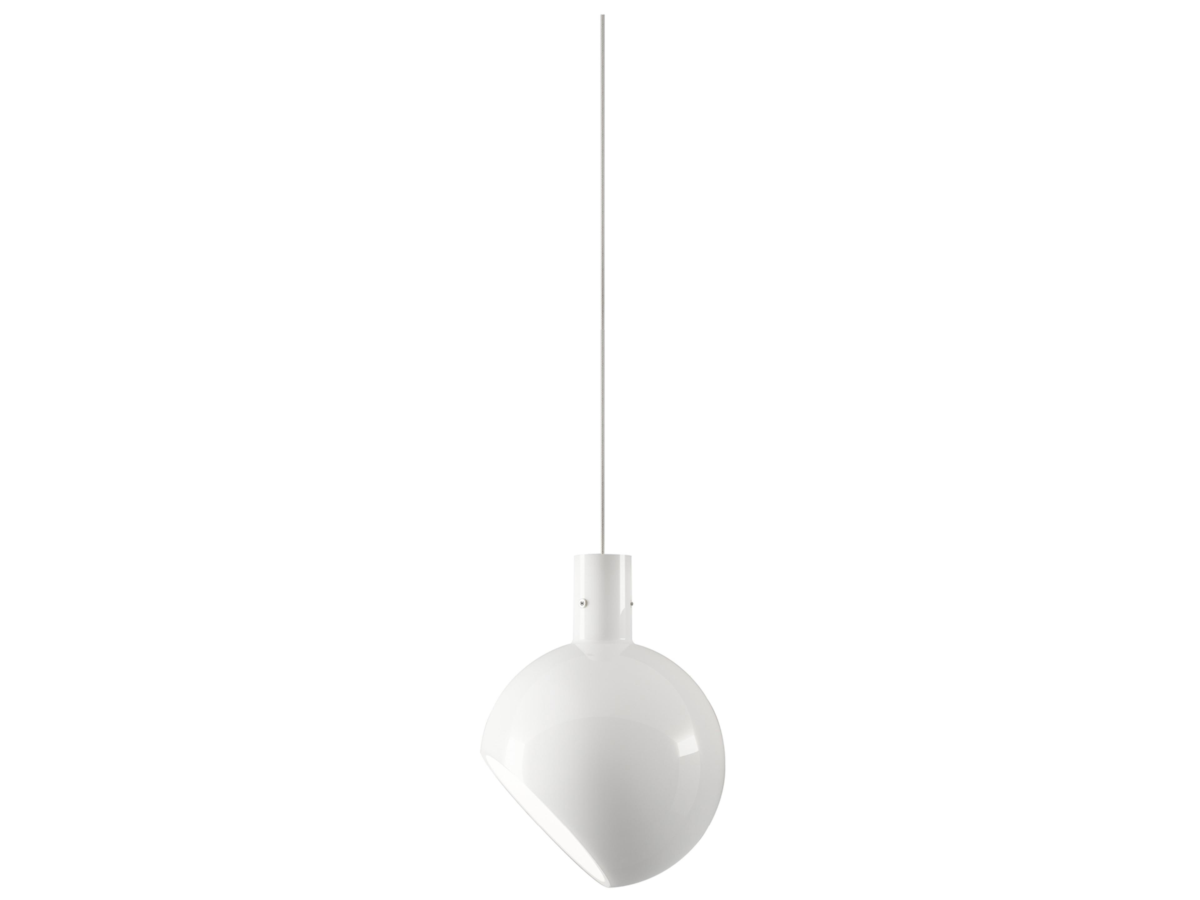 Fontana Arte Parola 1-Light White Globe Mini Pendant