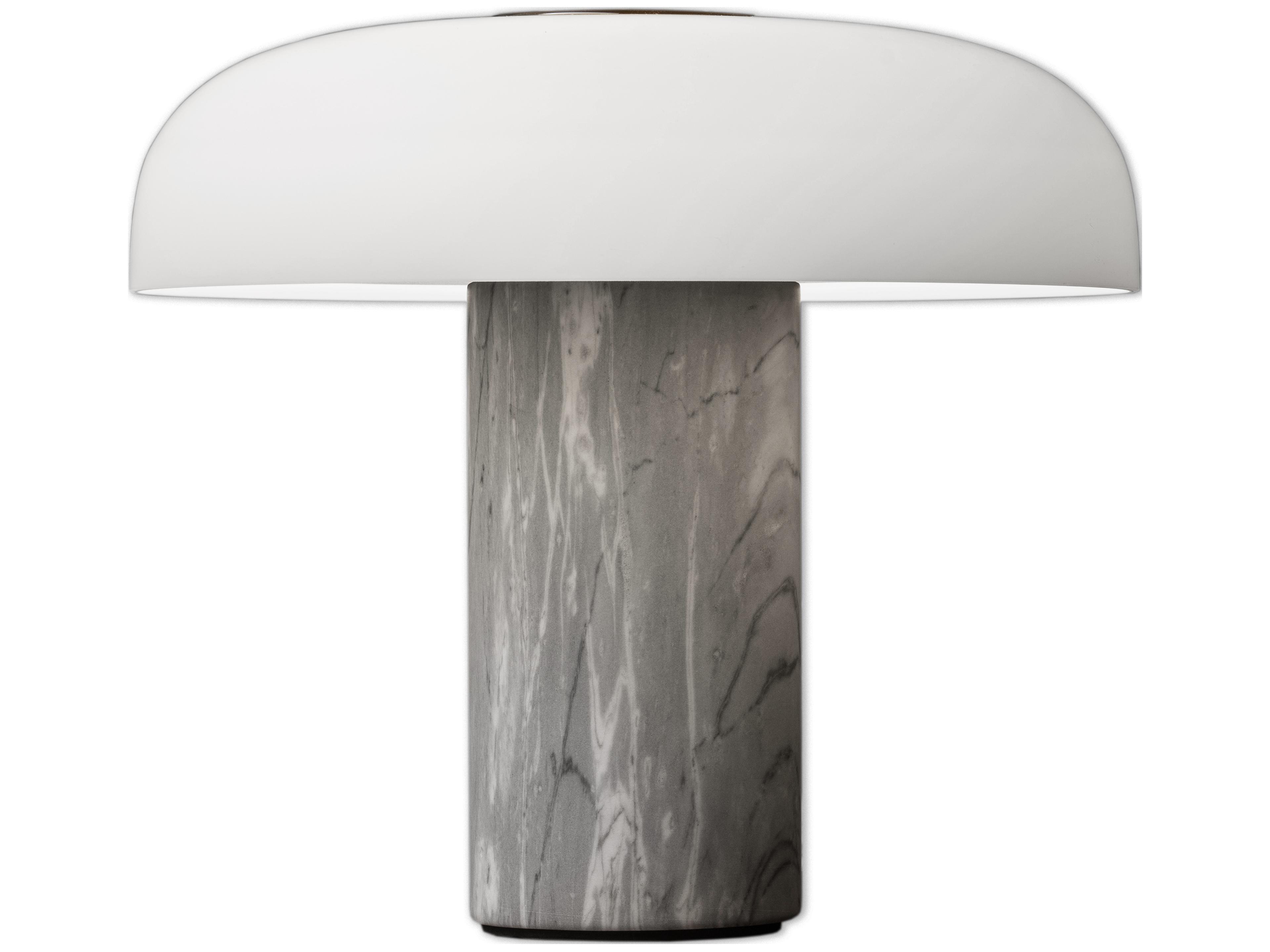Fontana Arte Tropico Light Grey Glass LED Table Lamp