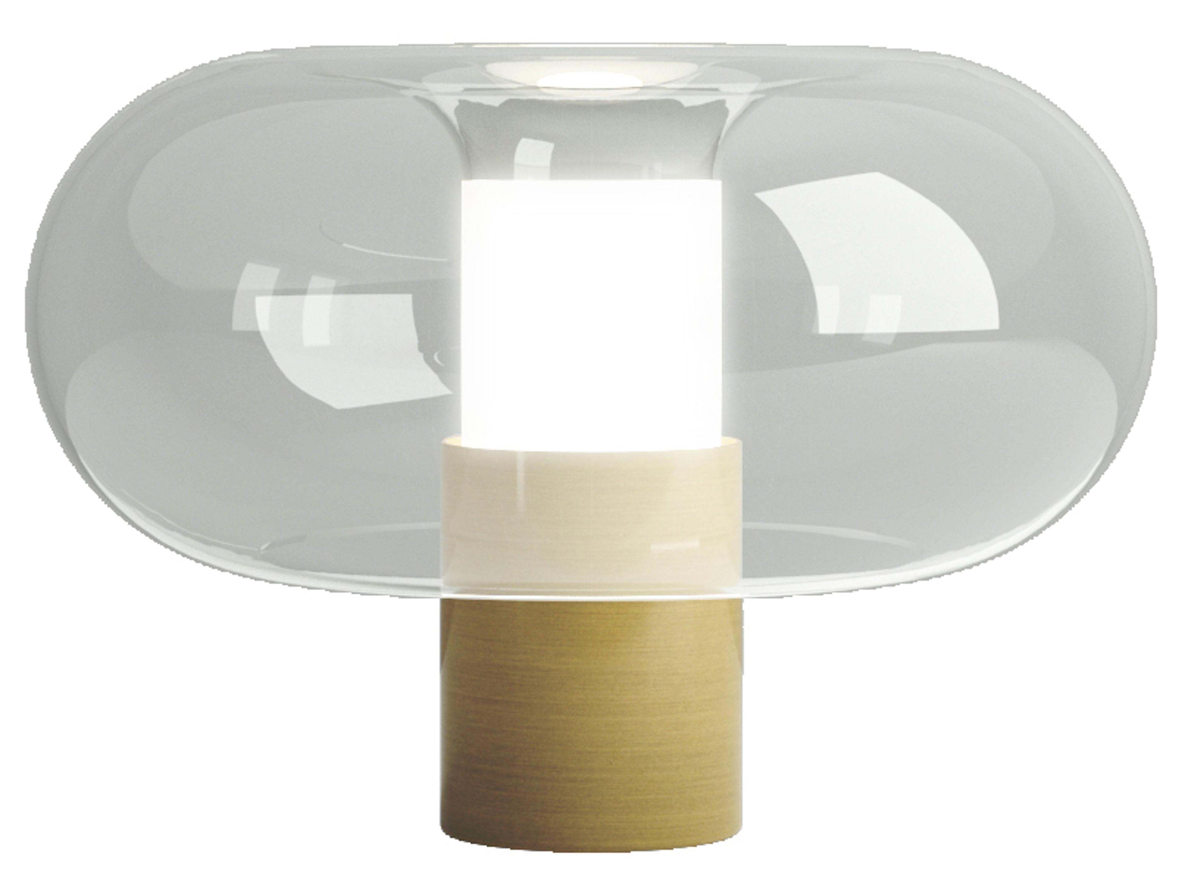 Fontana Arte Fontanella Brass Glass Table Lamp