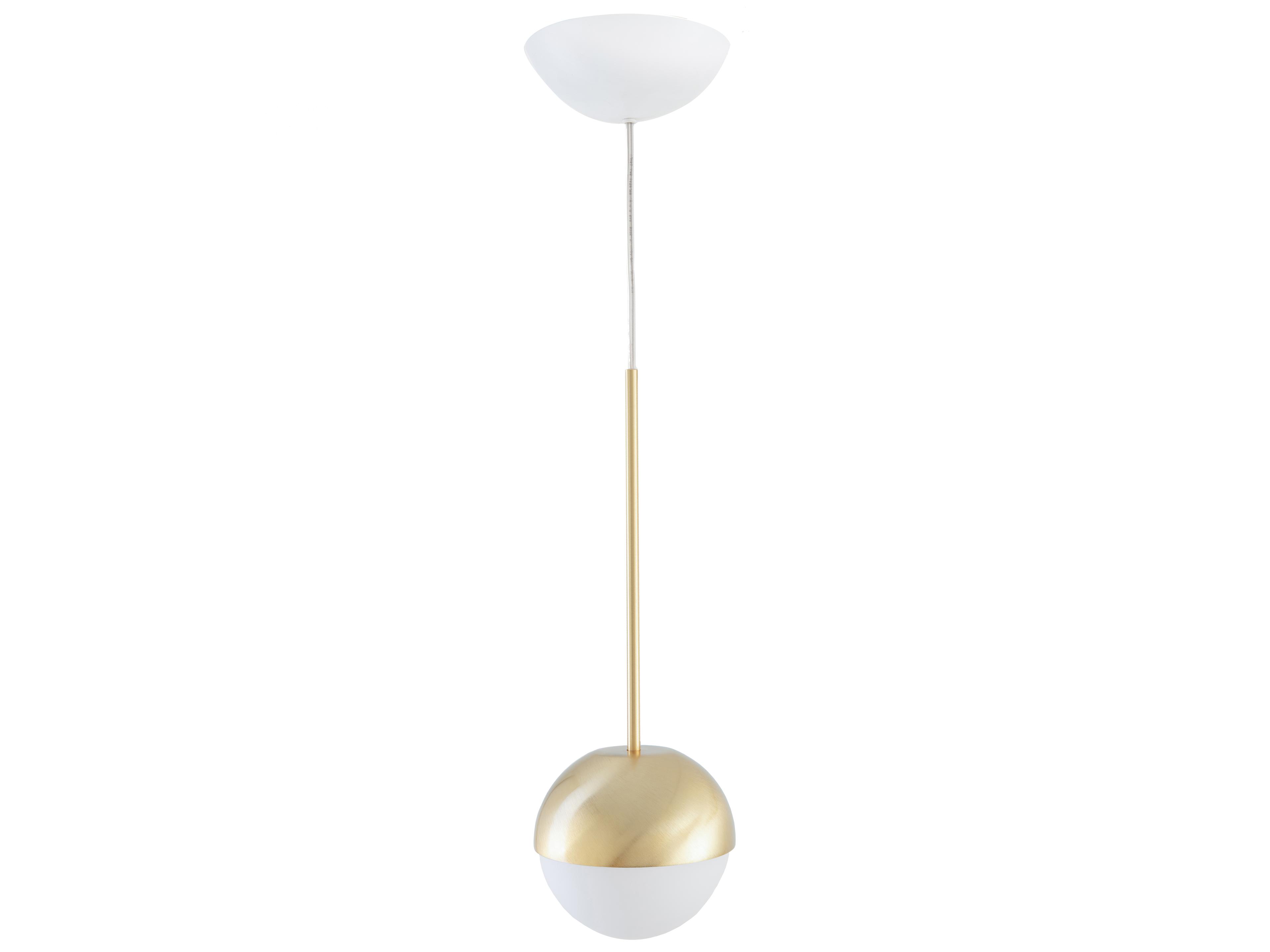 Fontana Arte Pallina 1-Light Brass Glass LED Globe Mini Pendant