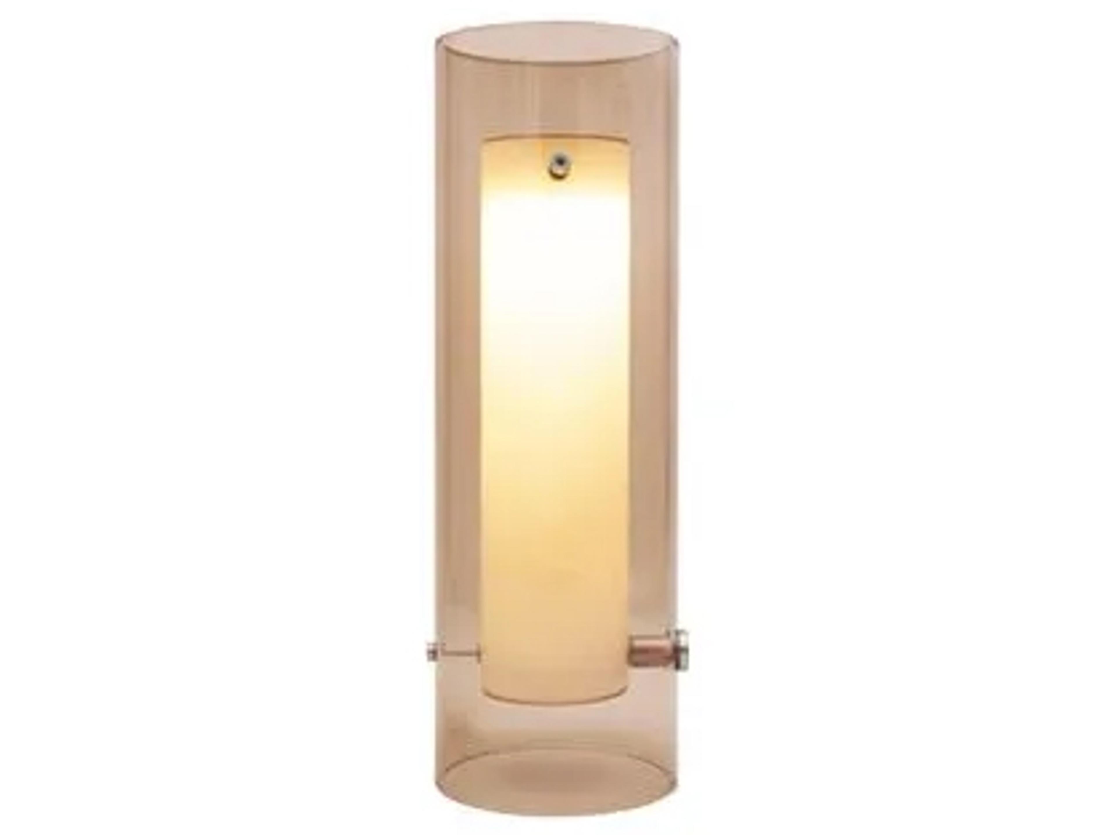 Fontana Arte Lasospesa Pink Glass LED Table Lamp