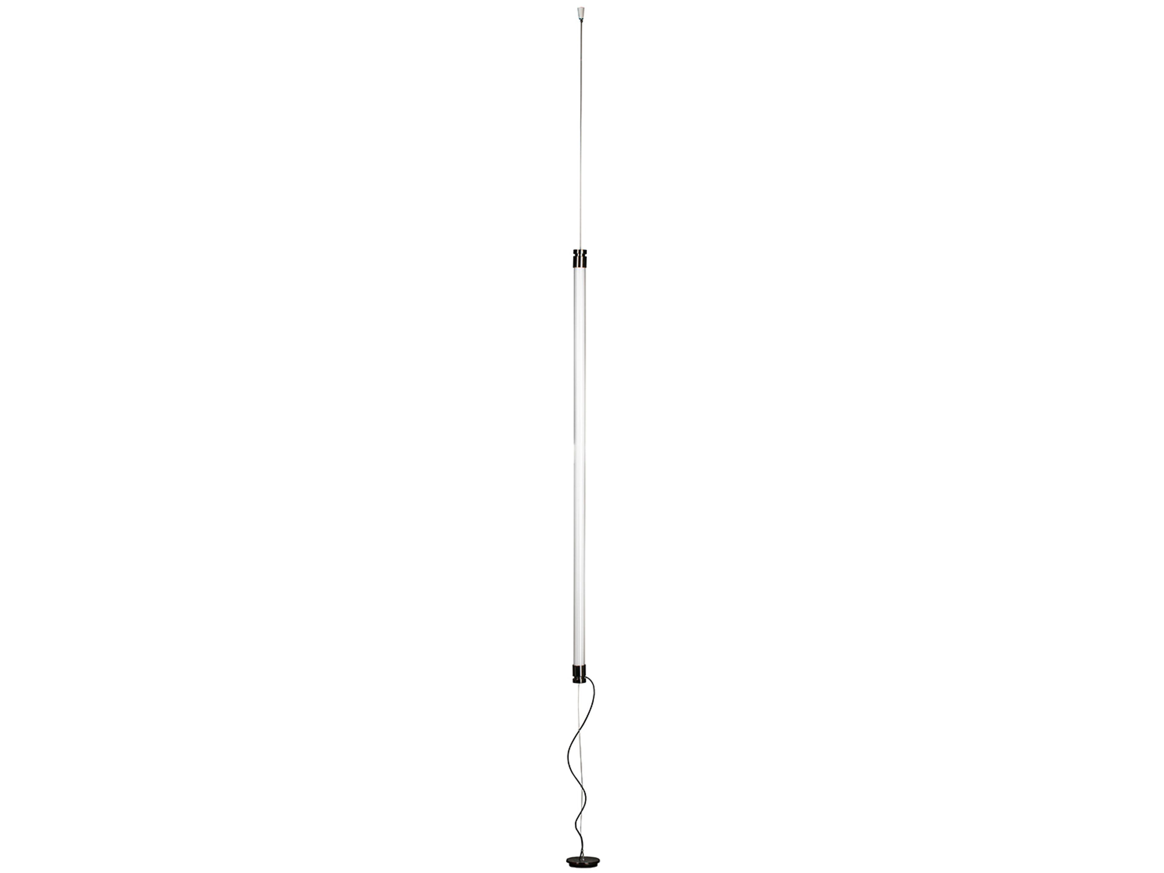 Fontana Arte Oort Nickel Black Linear Pendant