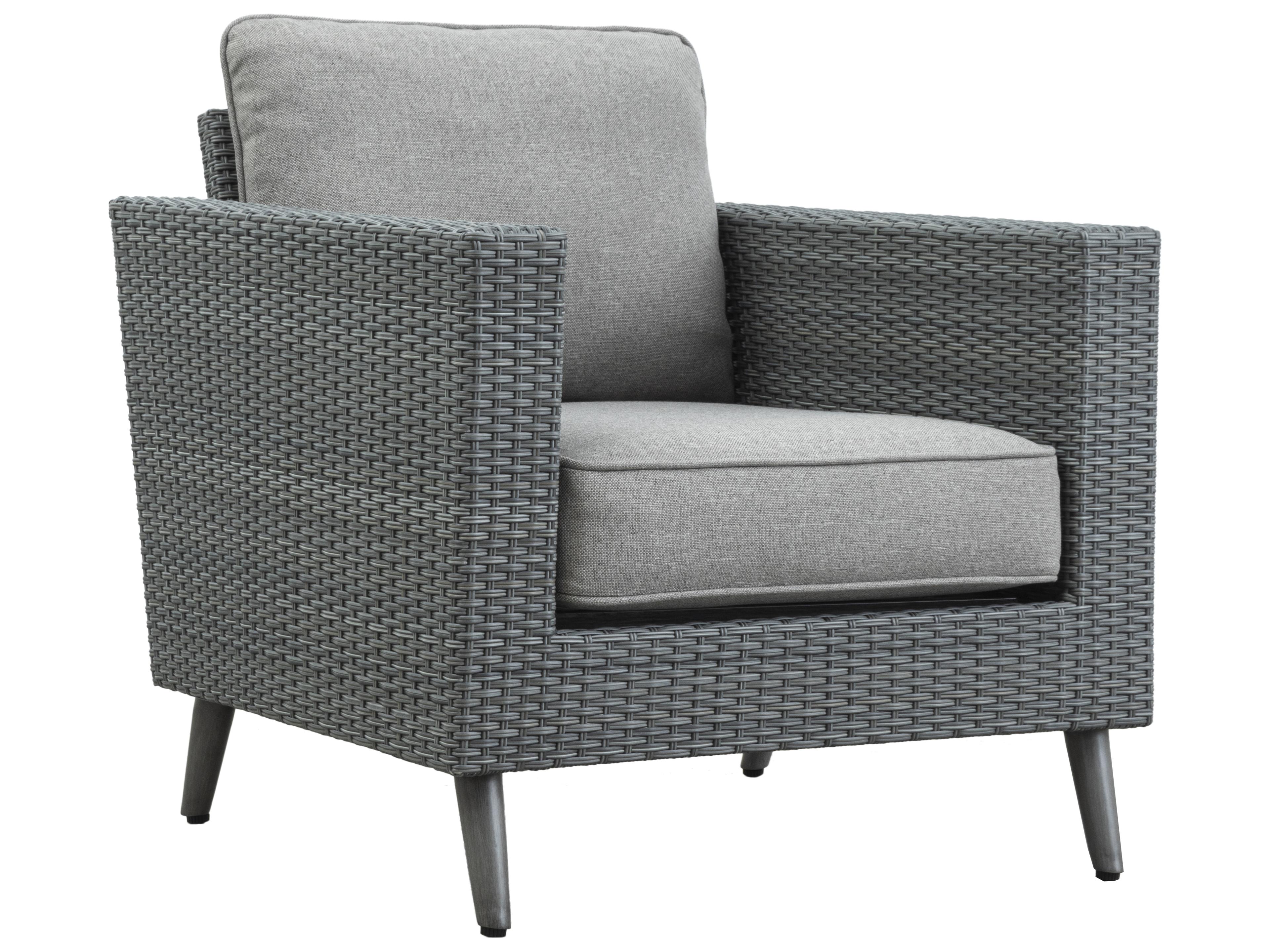 Drew and Jonathan Home Skyline Wicker Hidden Motion Outdoor Club Chair