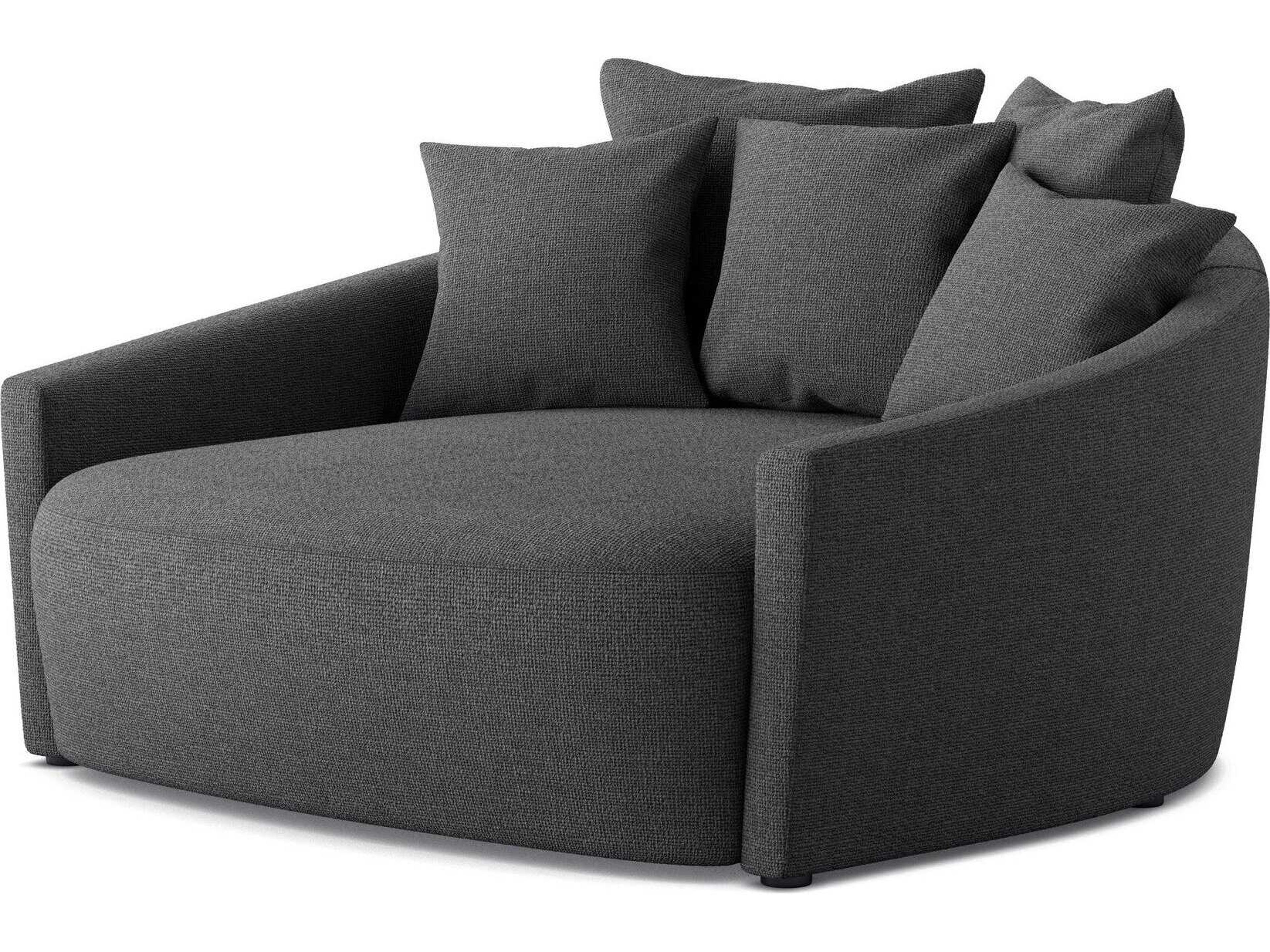 Four Hands Atelier Chloe Gibson Smoke Upholstered Media Lounger