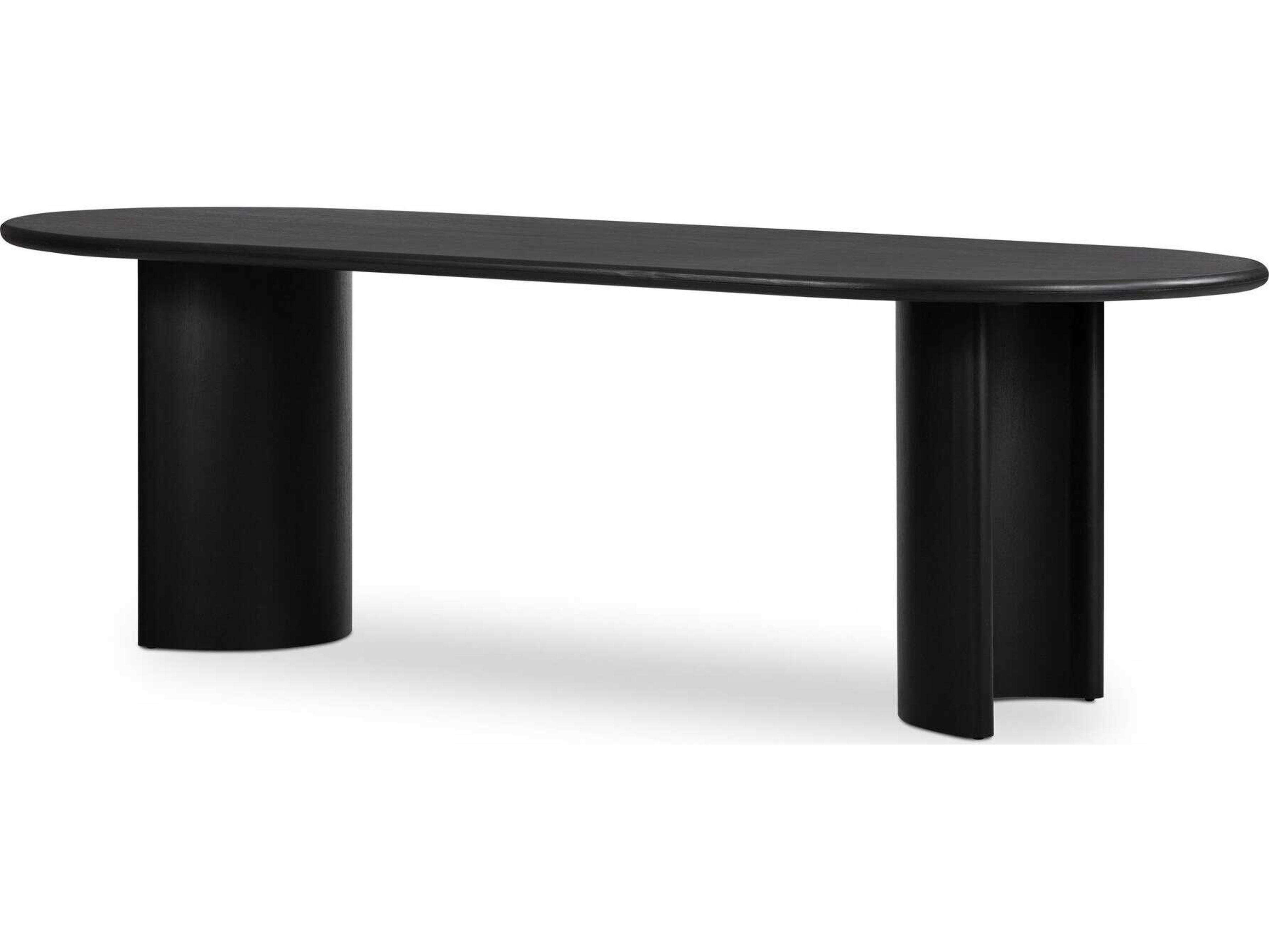 Four Hands Haiden Paden Aged Black Acacia Dining Table