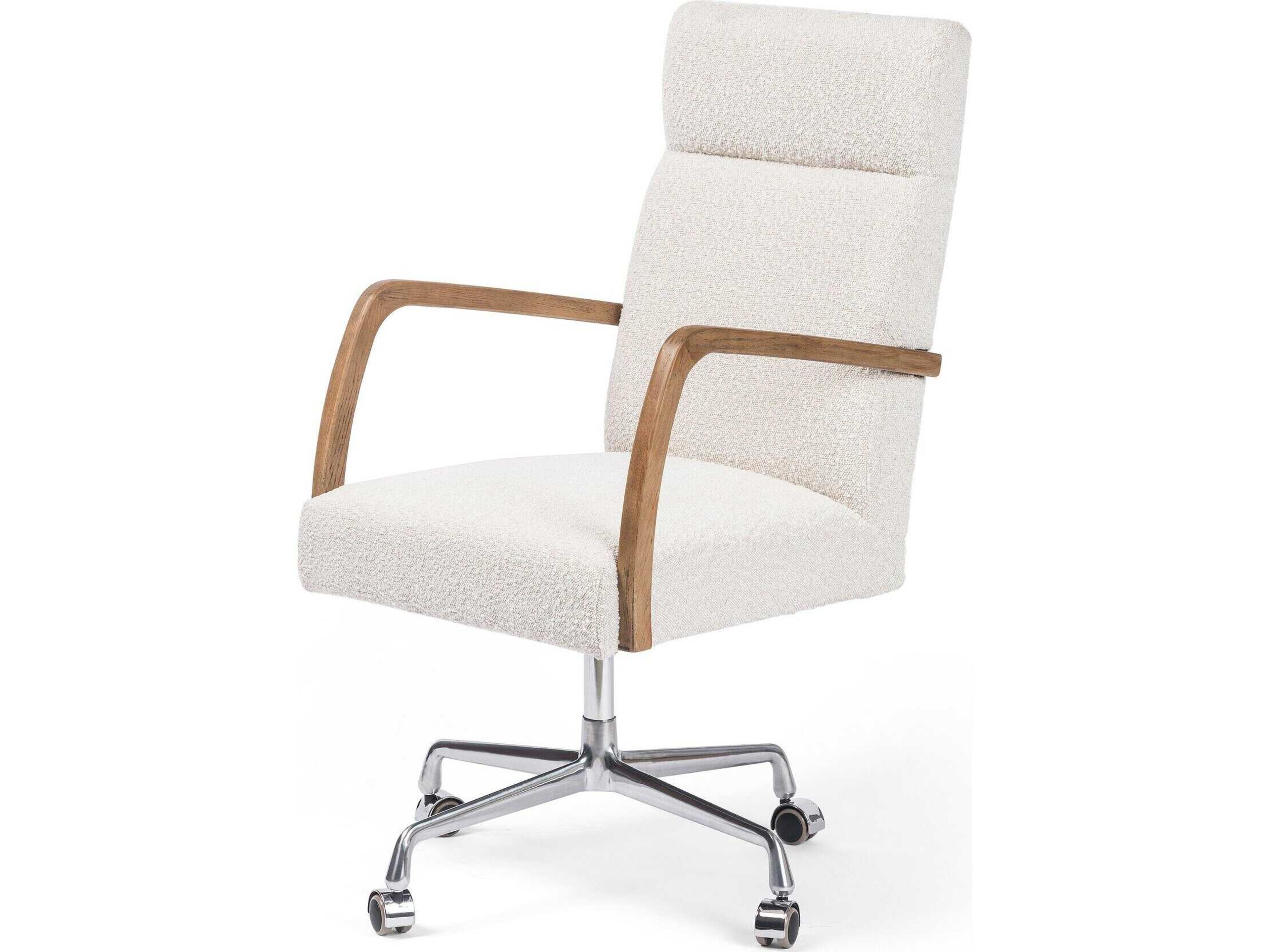 Four Hands Abbott Bryson Knoll Natural Upholstered Desk Chair