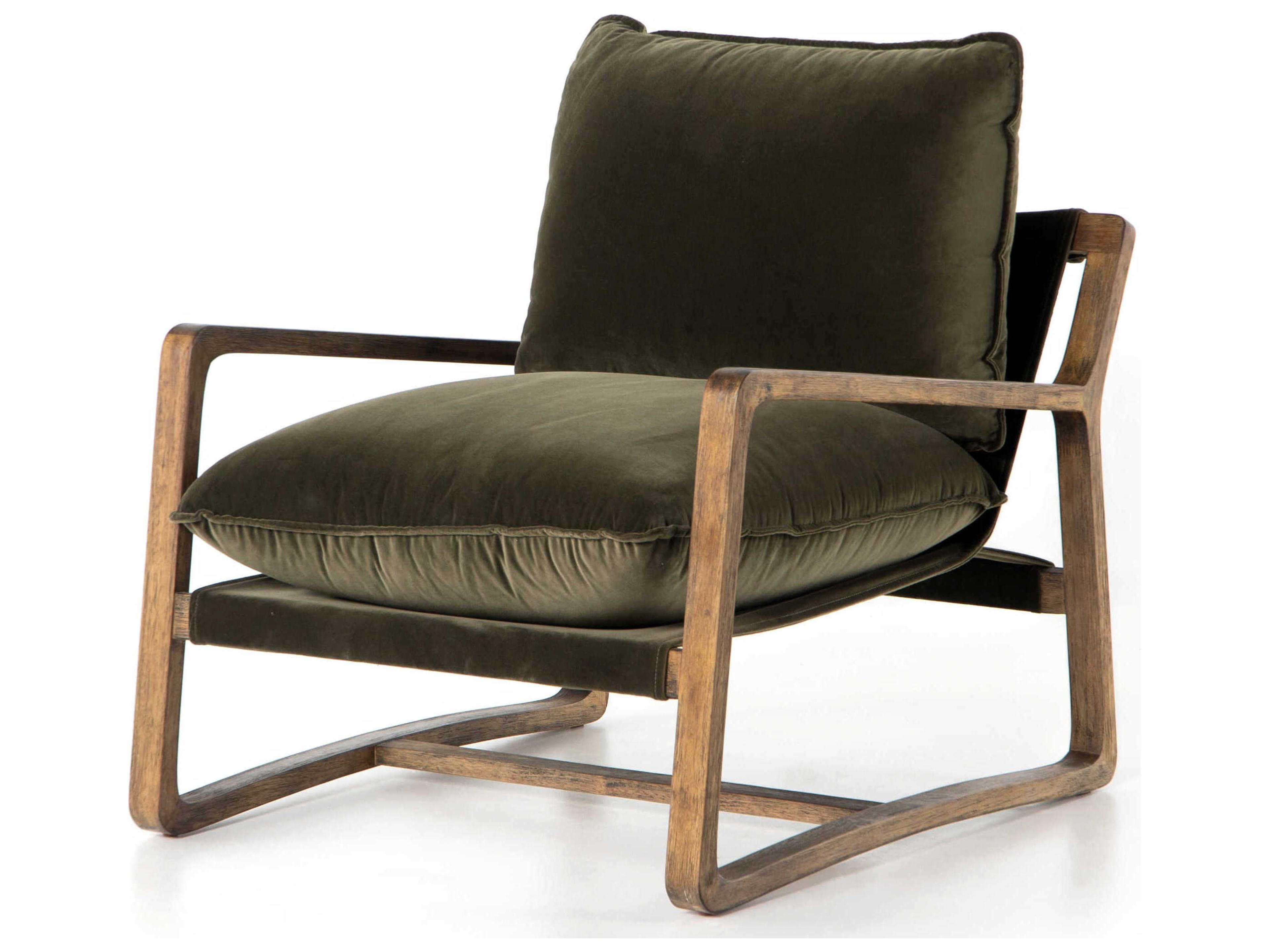 Luxecor Globetrotter Ace Green Fabric Accent Chair