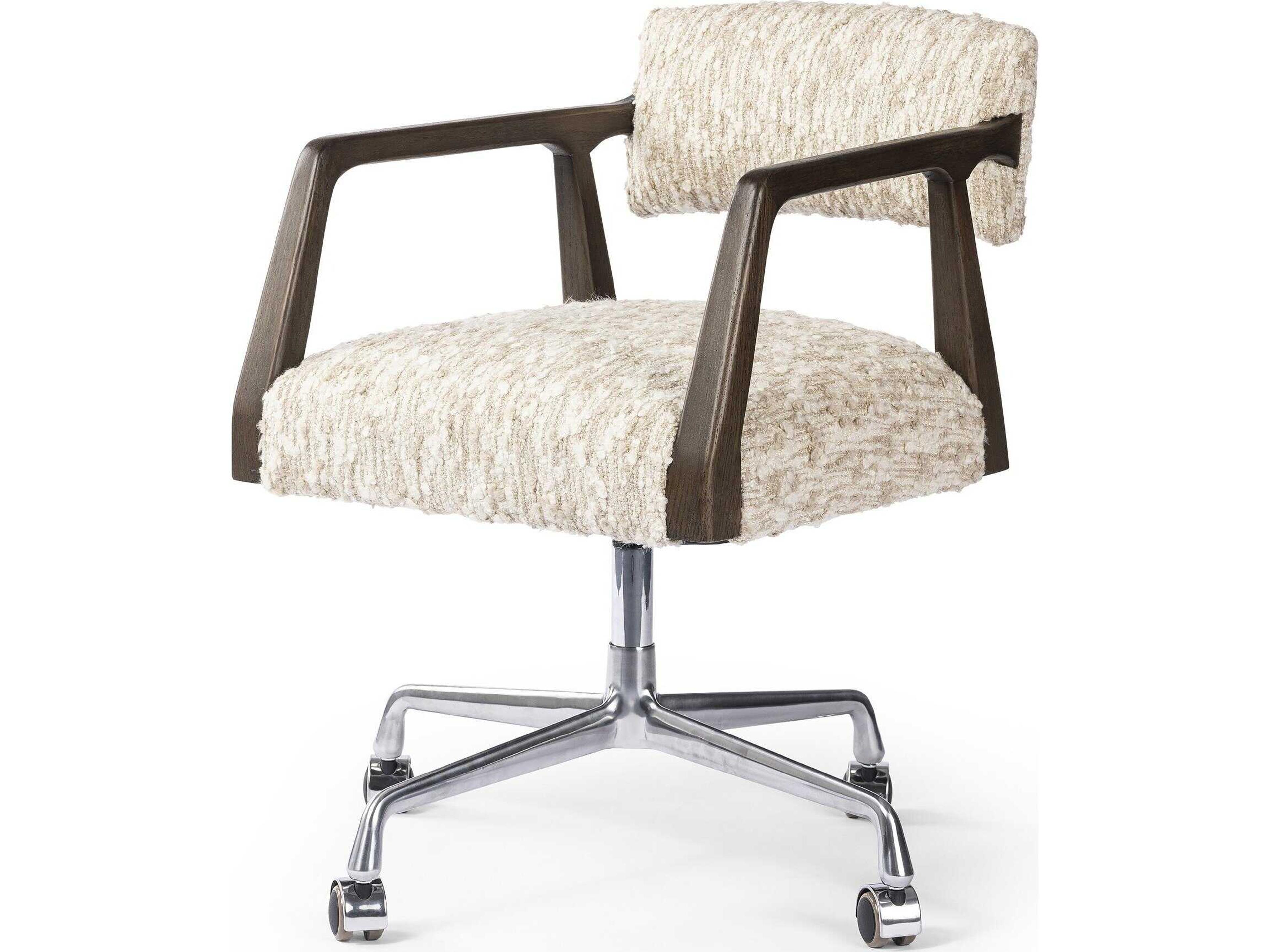 Four Hands Abbott Tyler Solema Cream Upholstered Desk Chair