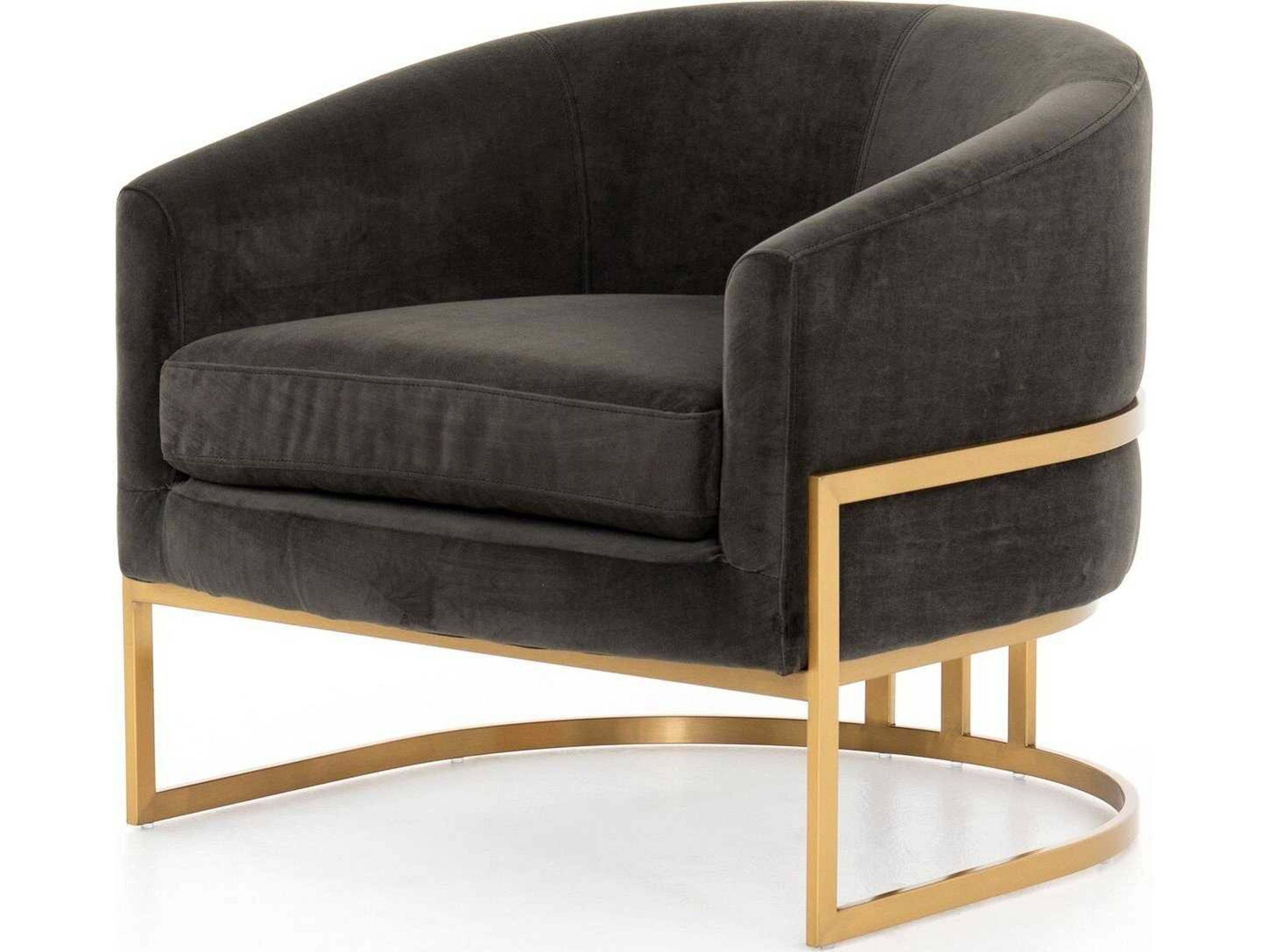 Four Hands Ashford Corbin Gray Fabric Accent Chair