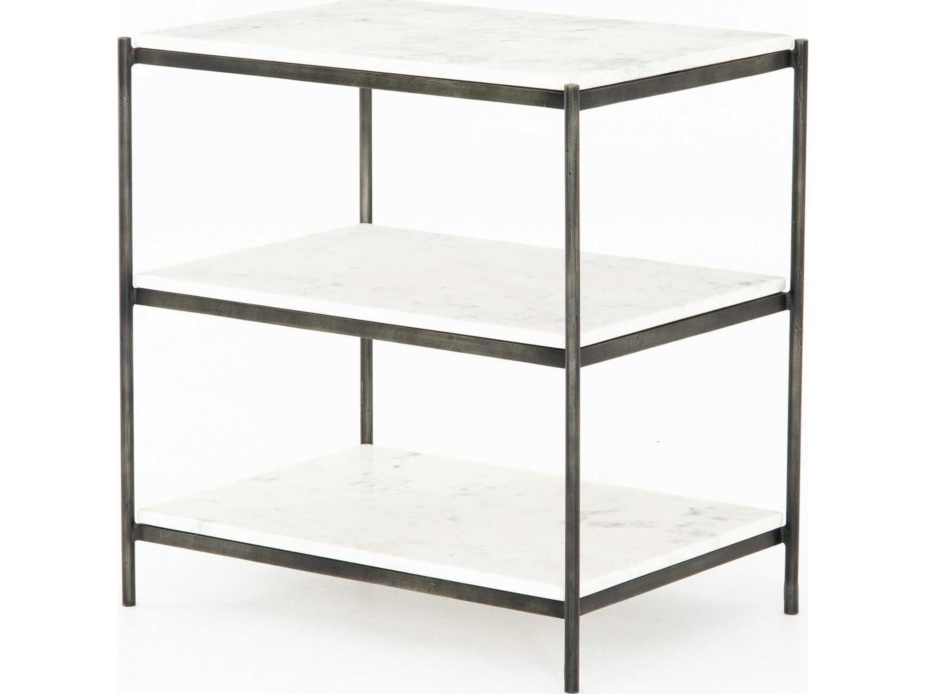 Four Hands Marlow Felix White Nightstand