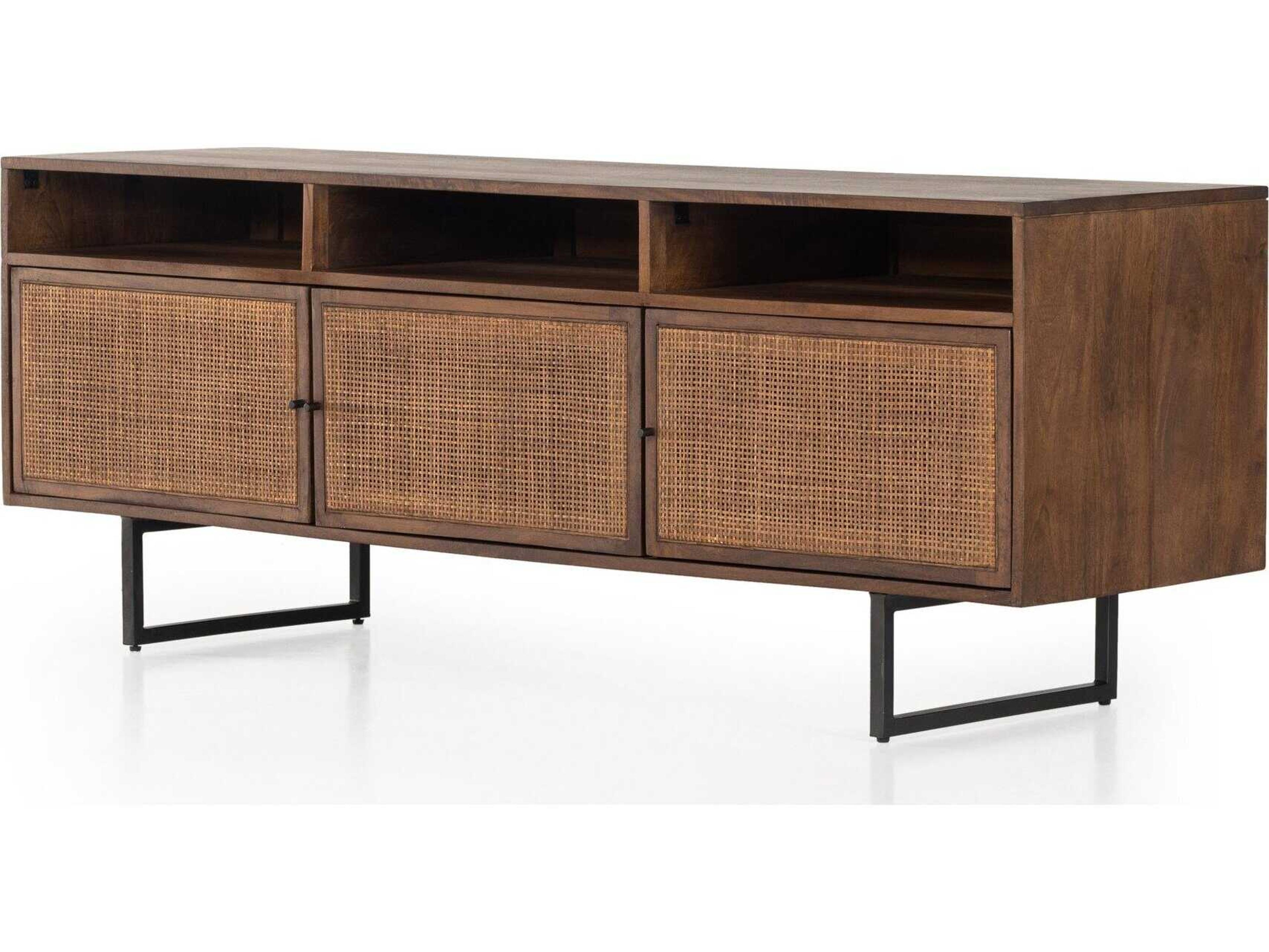 Four Hands Prescott Carmel Brown Wash  Media Console