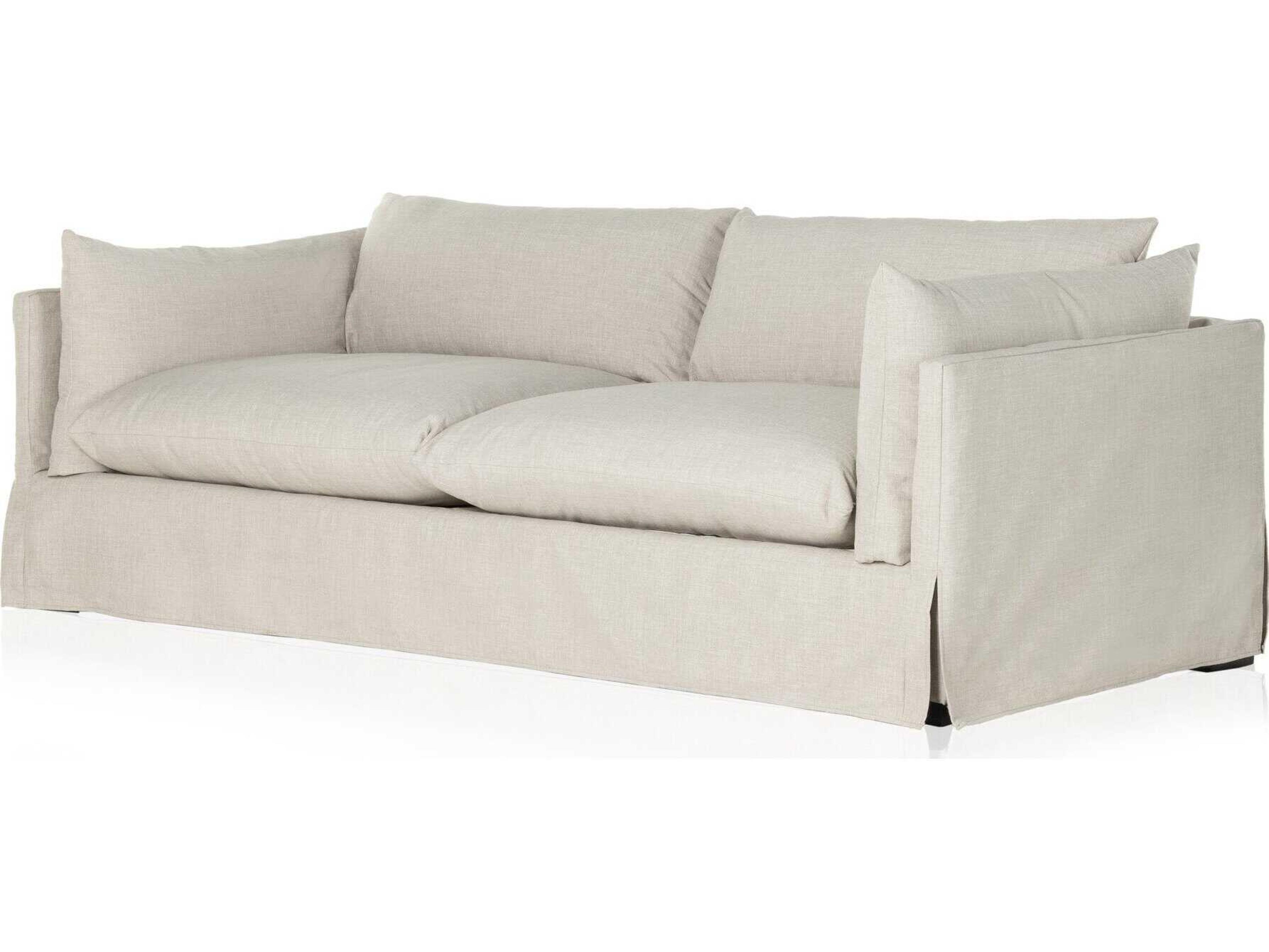 Four Hands Atelier Habitat Slipcover Bennett Moon Upholstered Slipcover Sofa