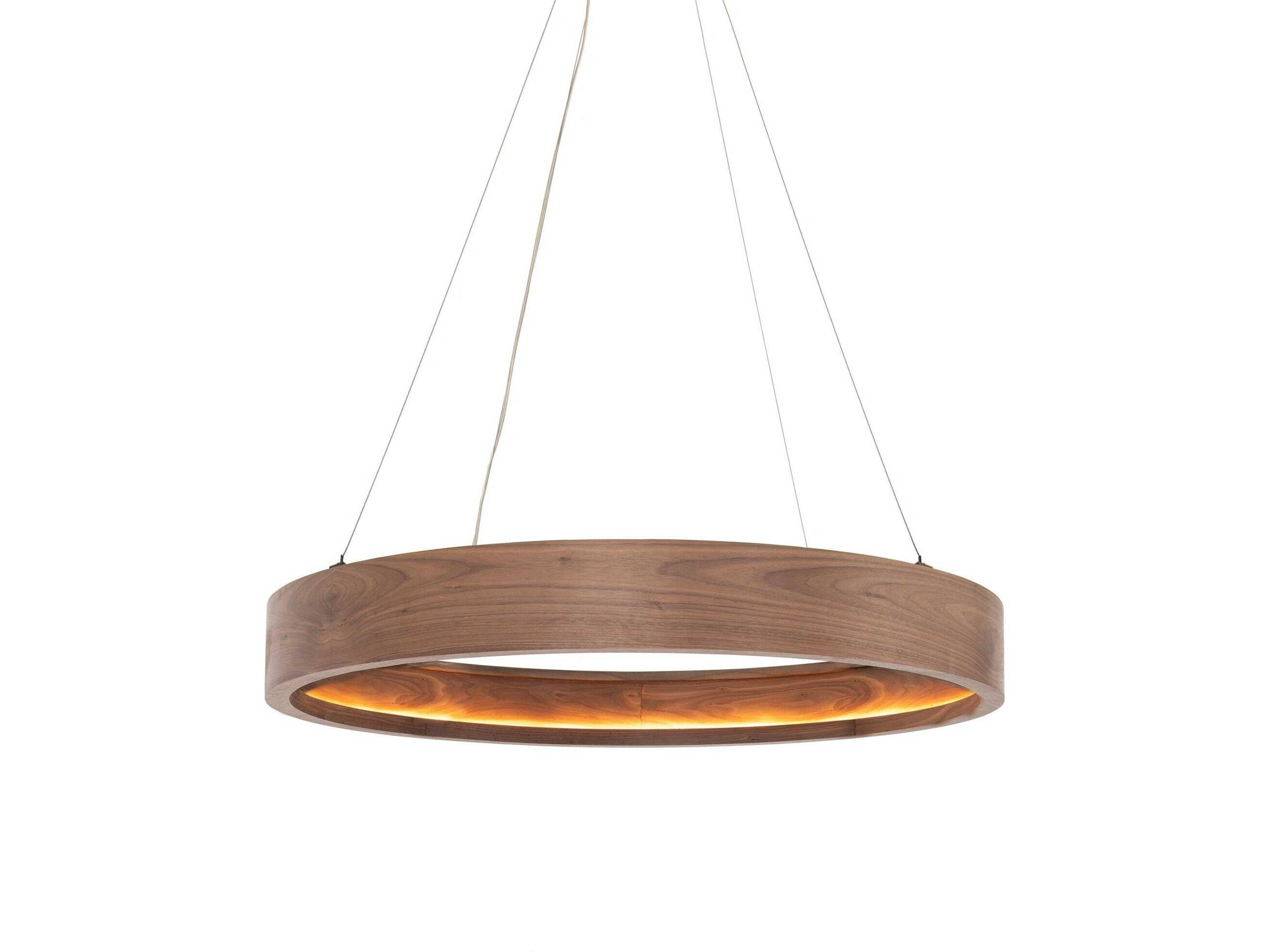 Four Hands Stockton 1-Light Rubbed Down Bronze Dark Walnut Brown LED Drum Pendant