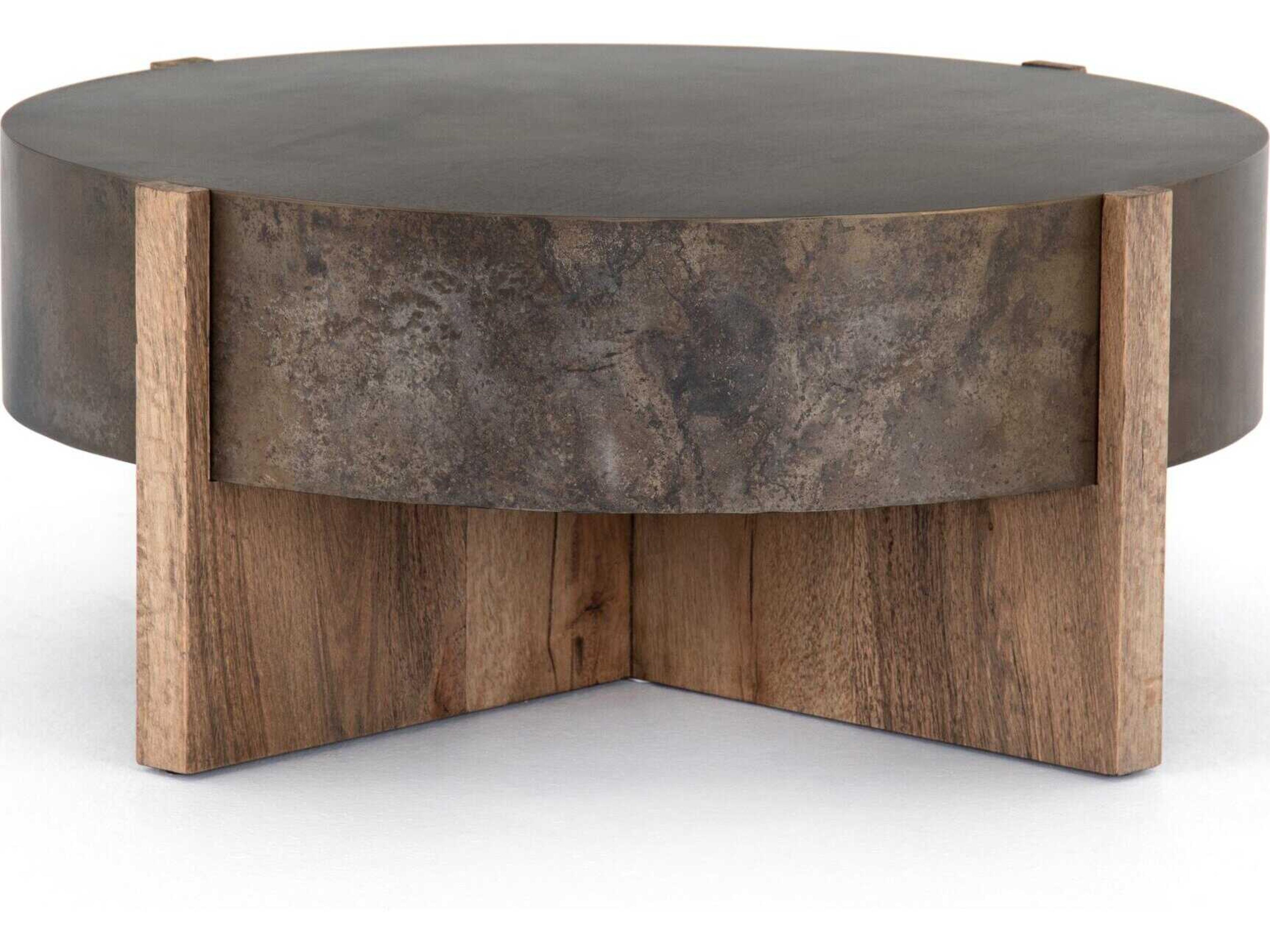Luxecor Globetrotter Bingham Coffee Table-Rustic Oak