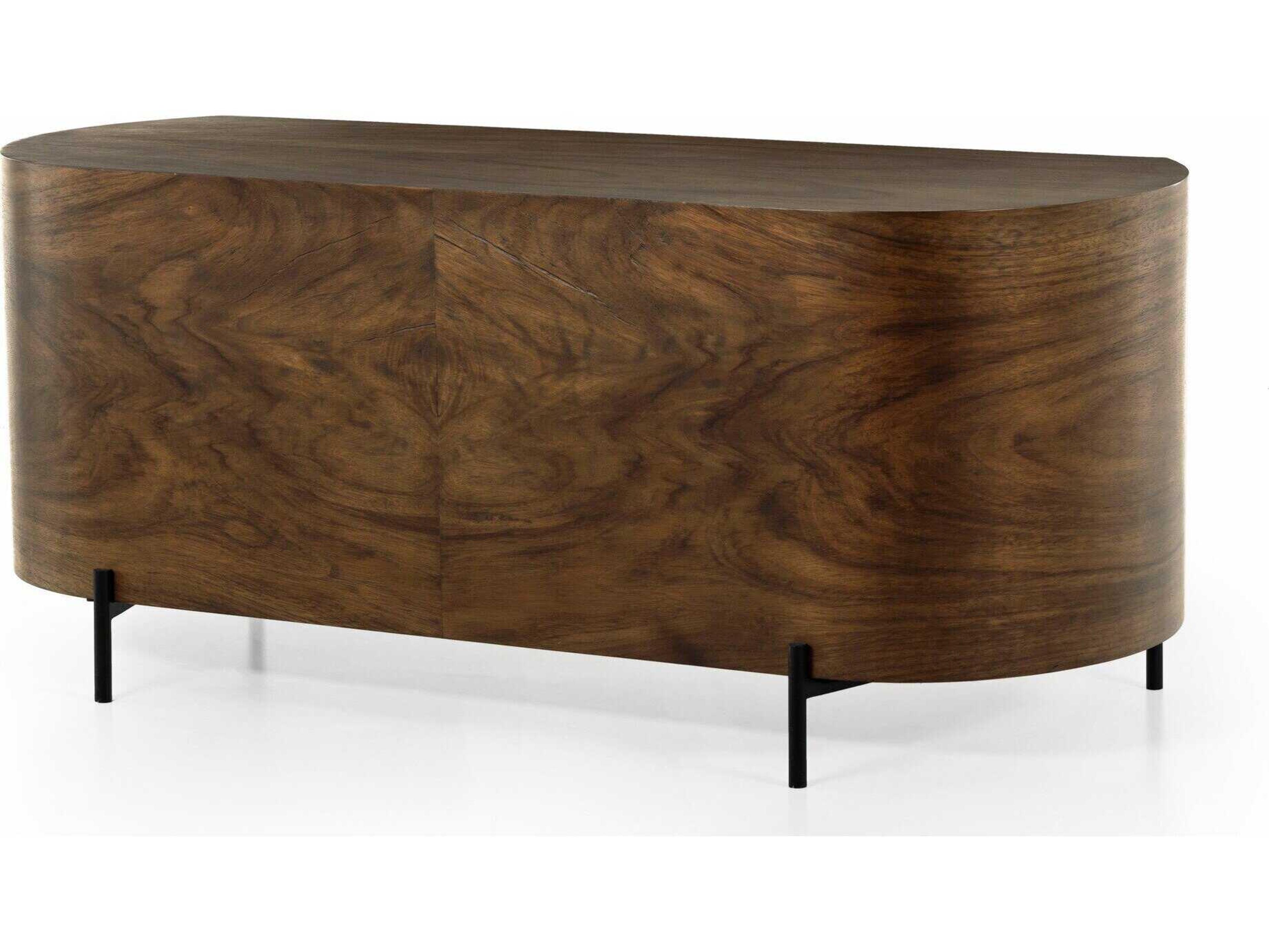 Four Hands Wesson Lunas Caramel Guanacaste Executive Desk