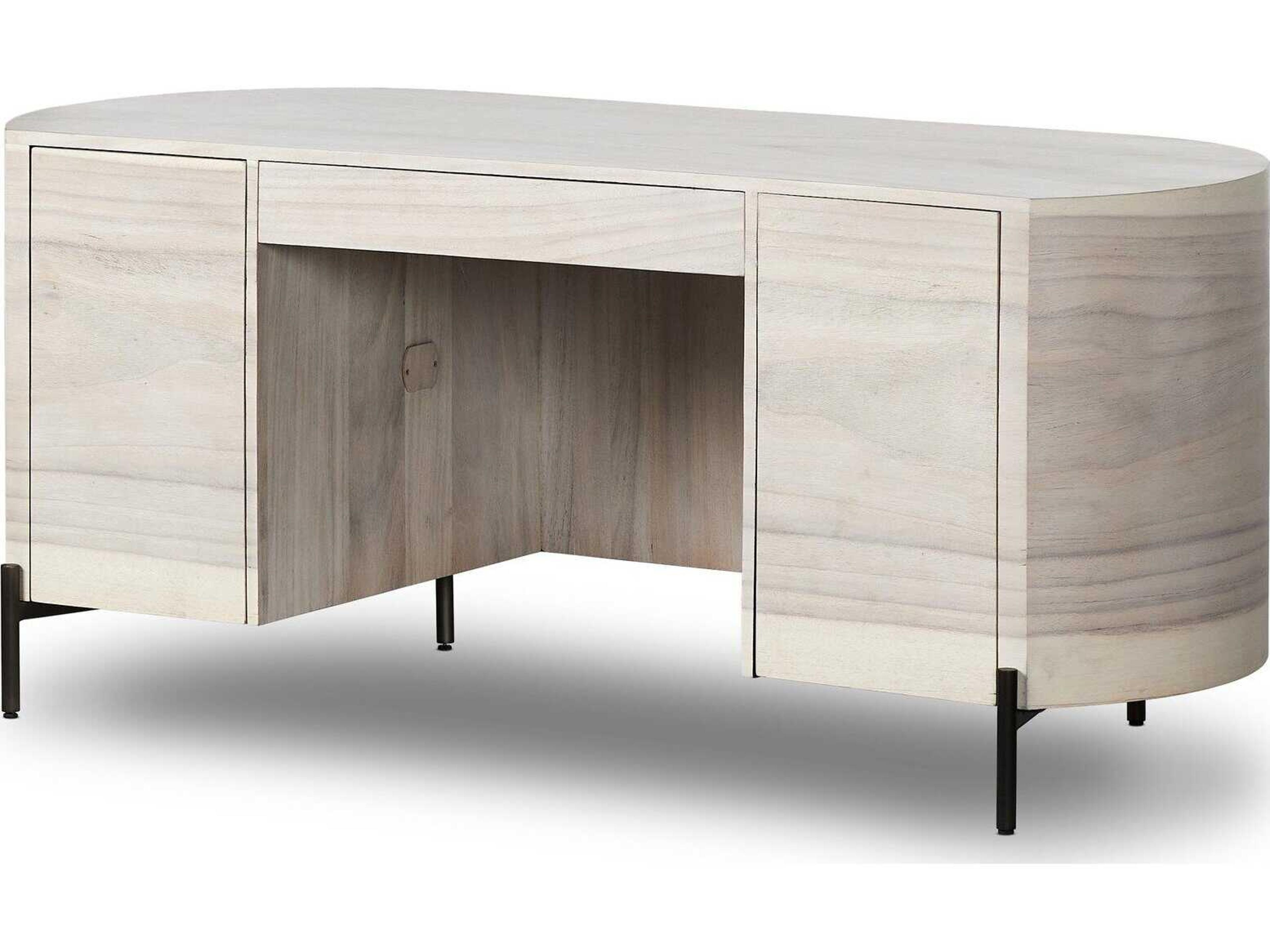 Four Hands Wesson Lunas Beige Executive Desk